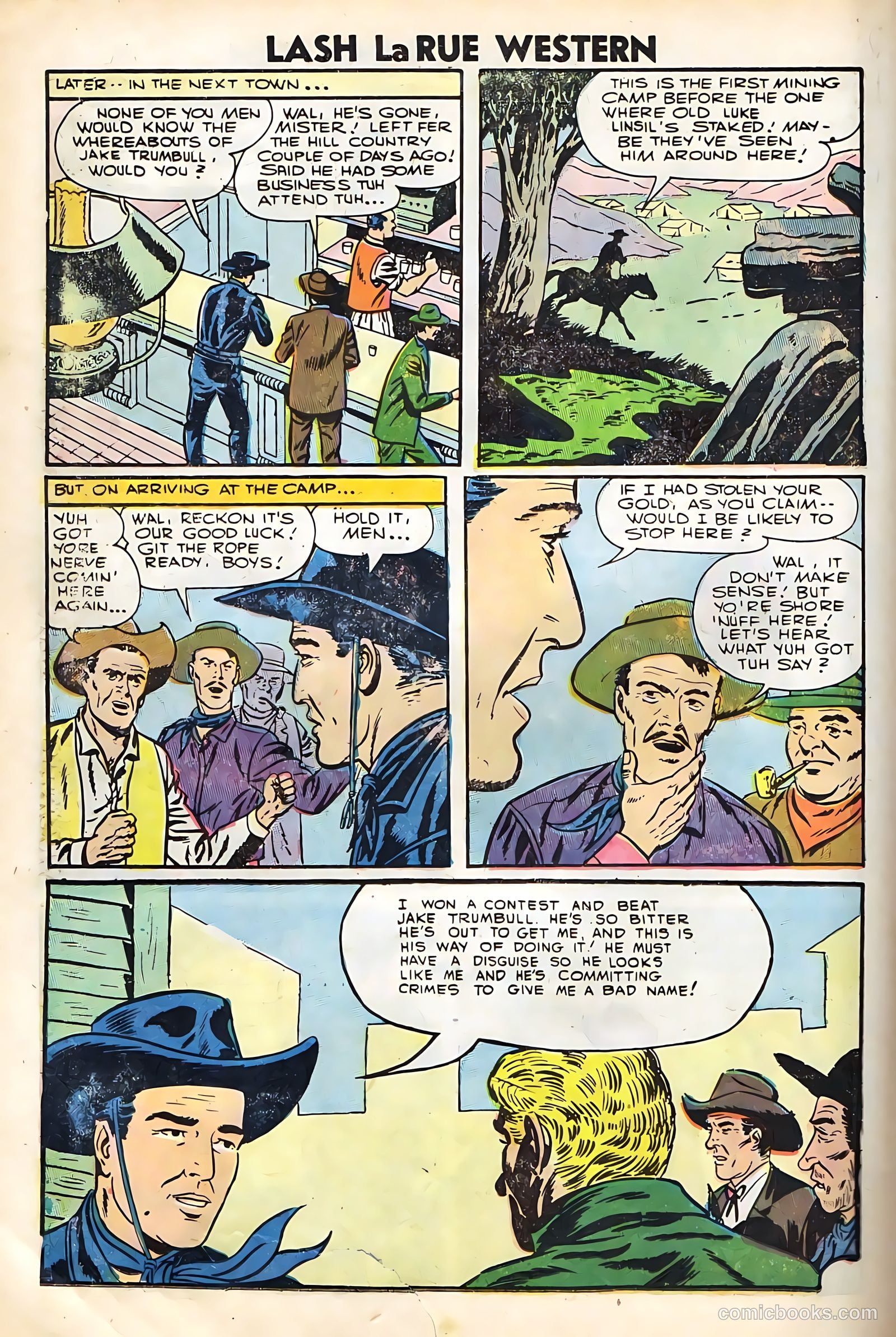 Lash La Rue Western #67 (1958) — page 40 of 68