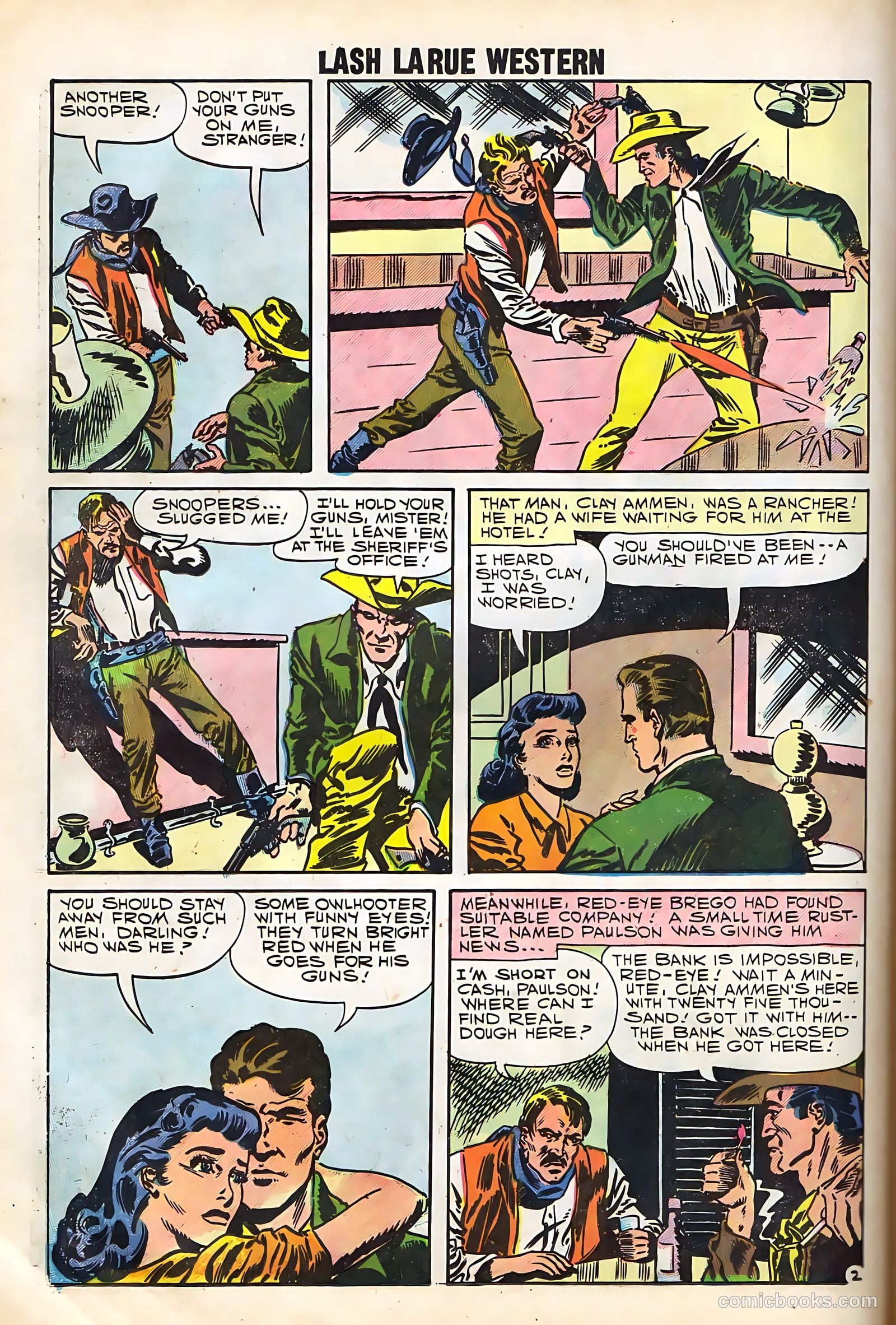 Lash La Rue Western #67 (1958) — page 44 of 68