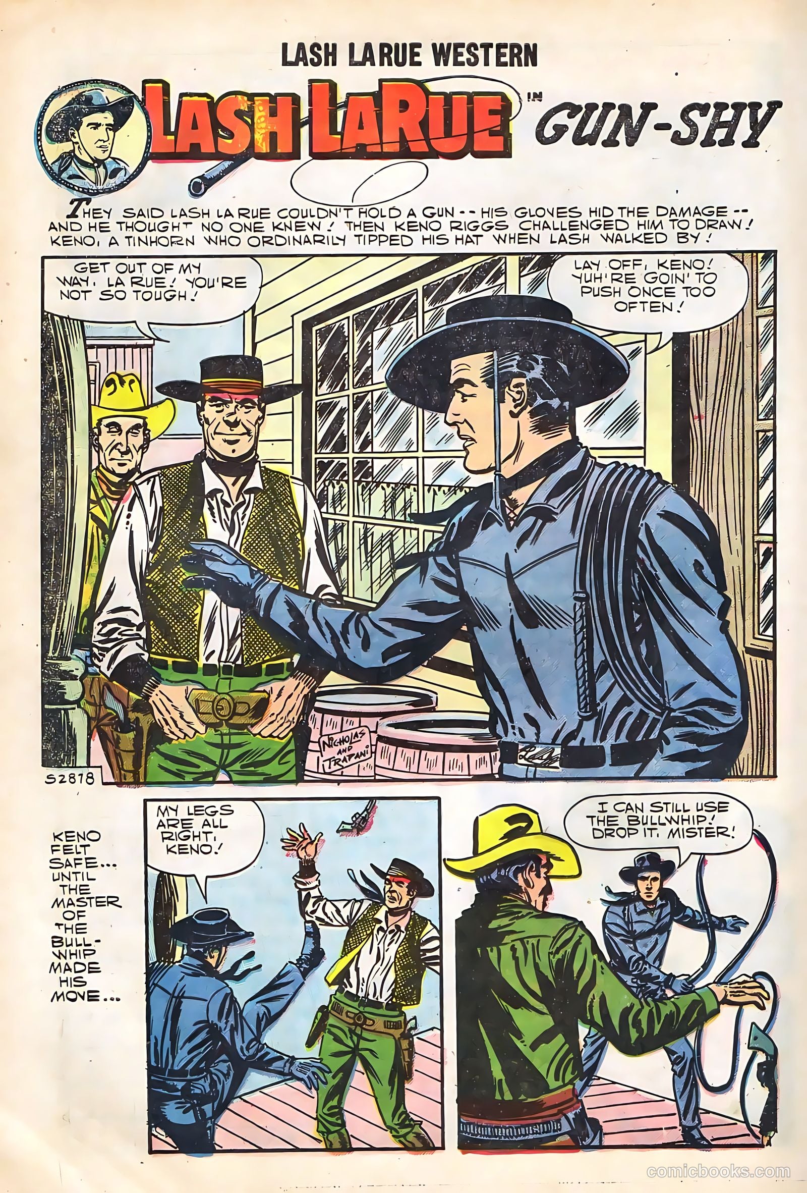 Lash La Rue Western #67 (1958) — page 54 of 68