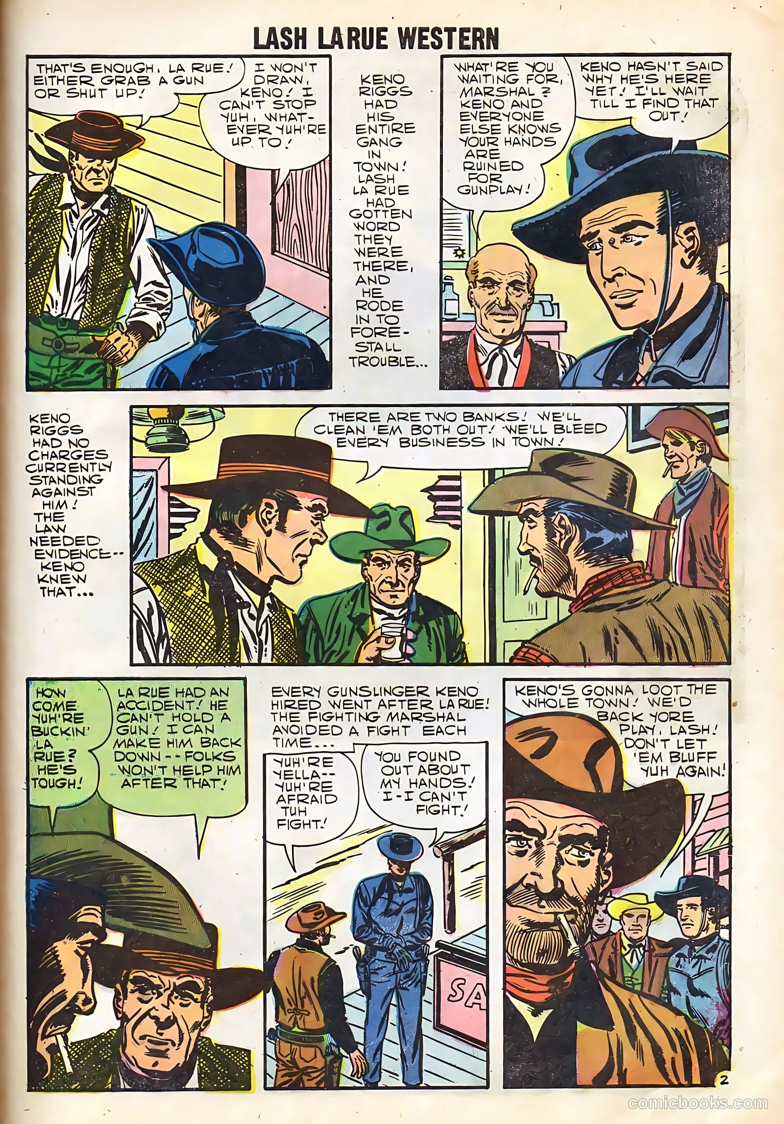 Lash La Rue Western #67 (1958) — page 55 of 68