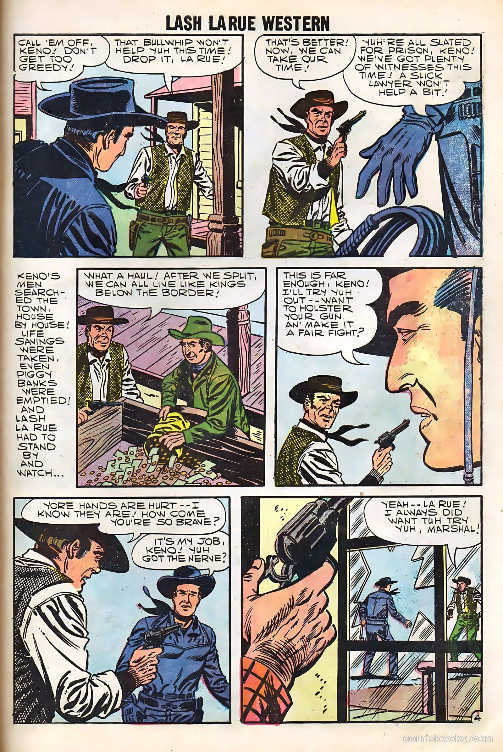 Lash La Rue Western #67 (1958) — page 57 of 68