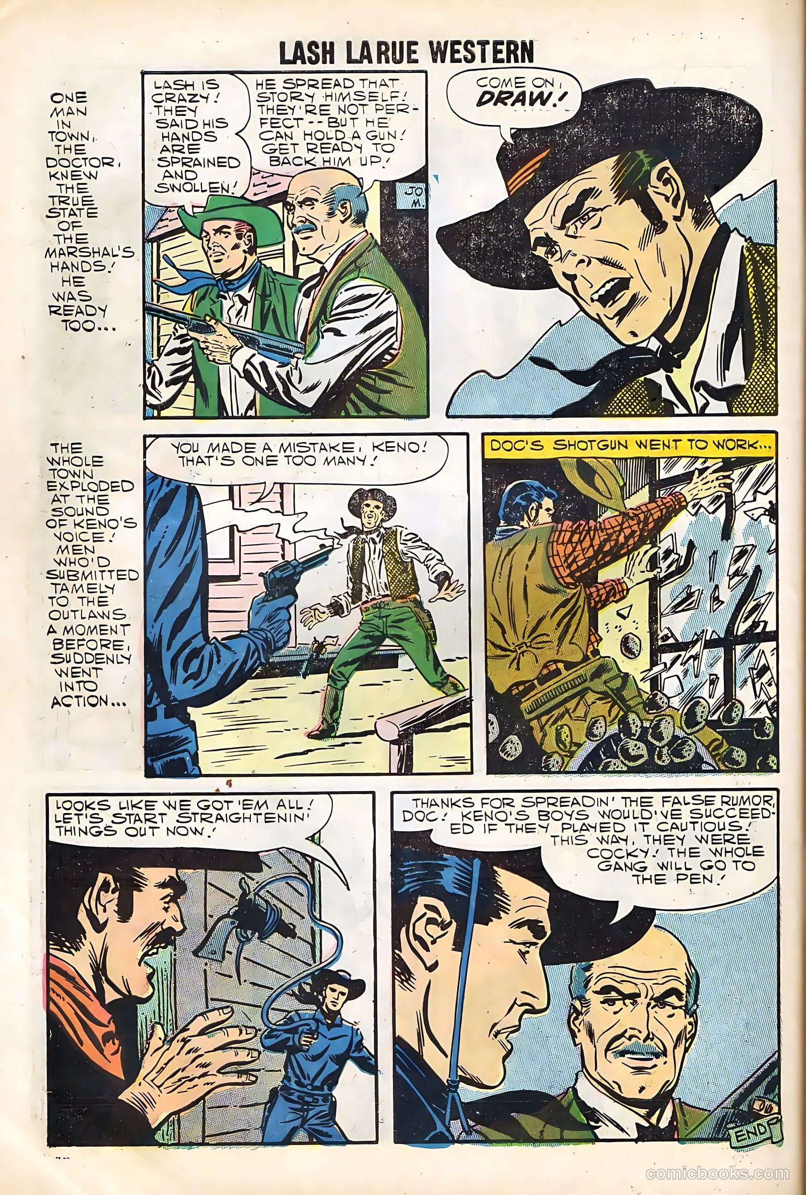 Lash La Rue Western #67 (1958) — page 58 of 68