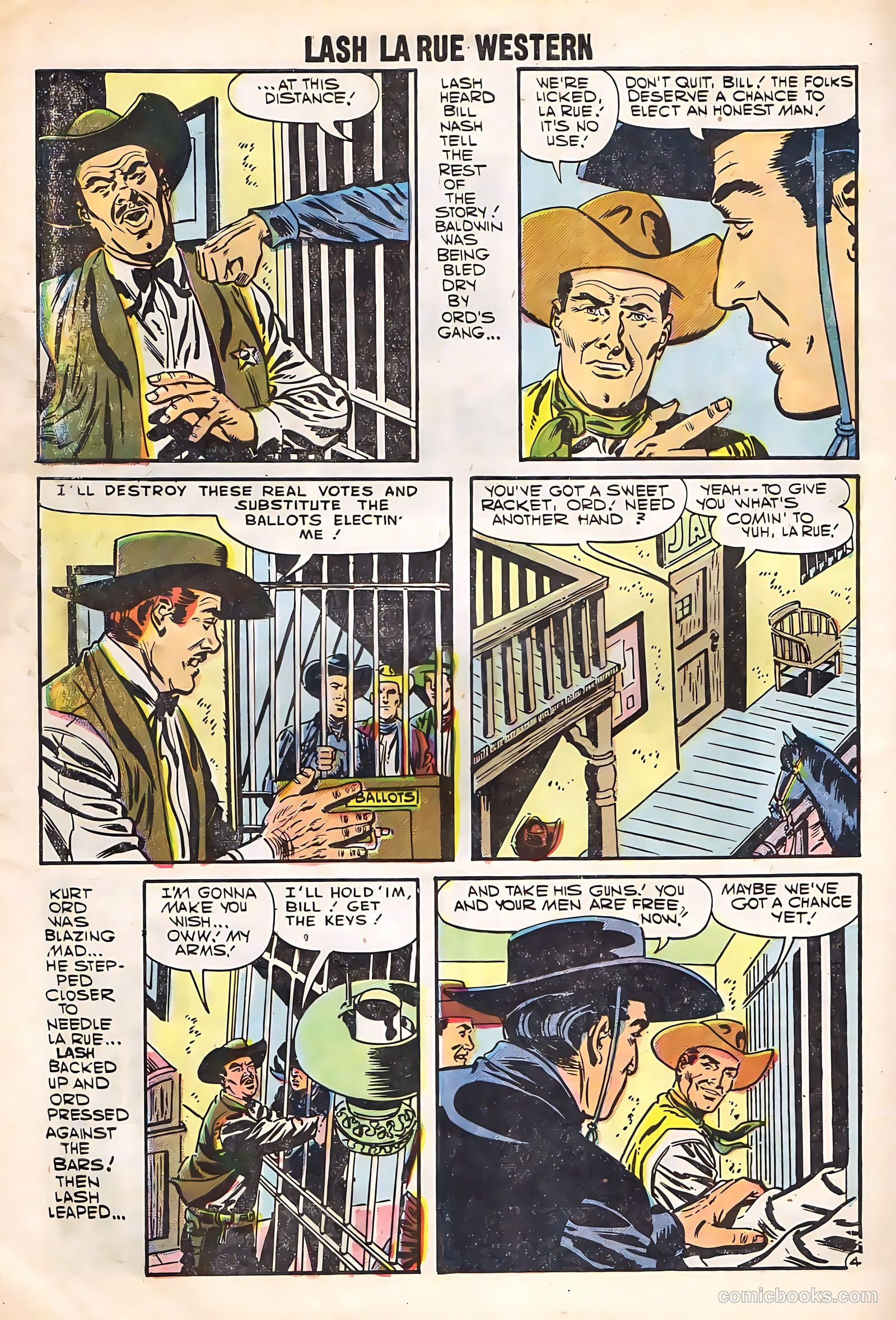Lash La Rue Western #67 (1958) — page 62 of 68