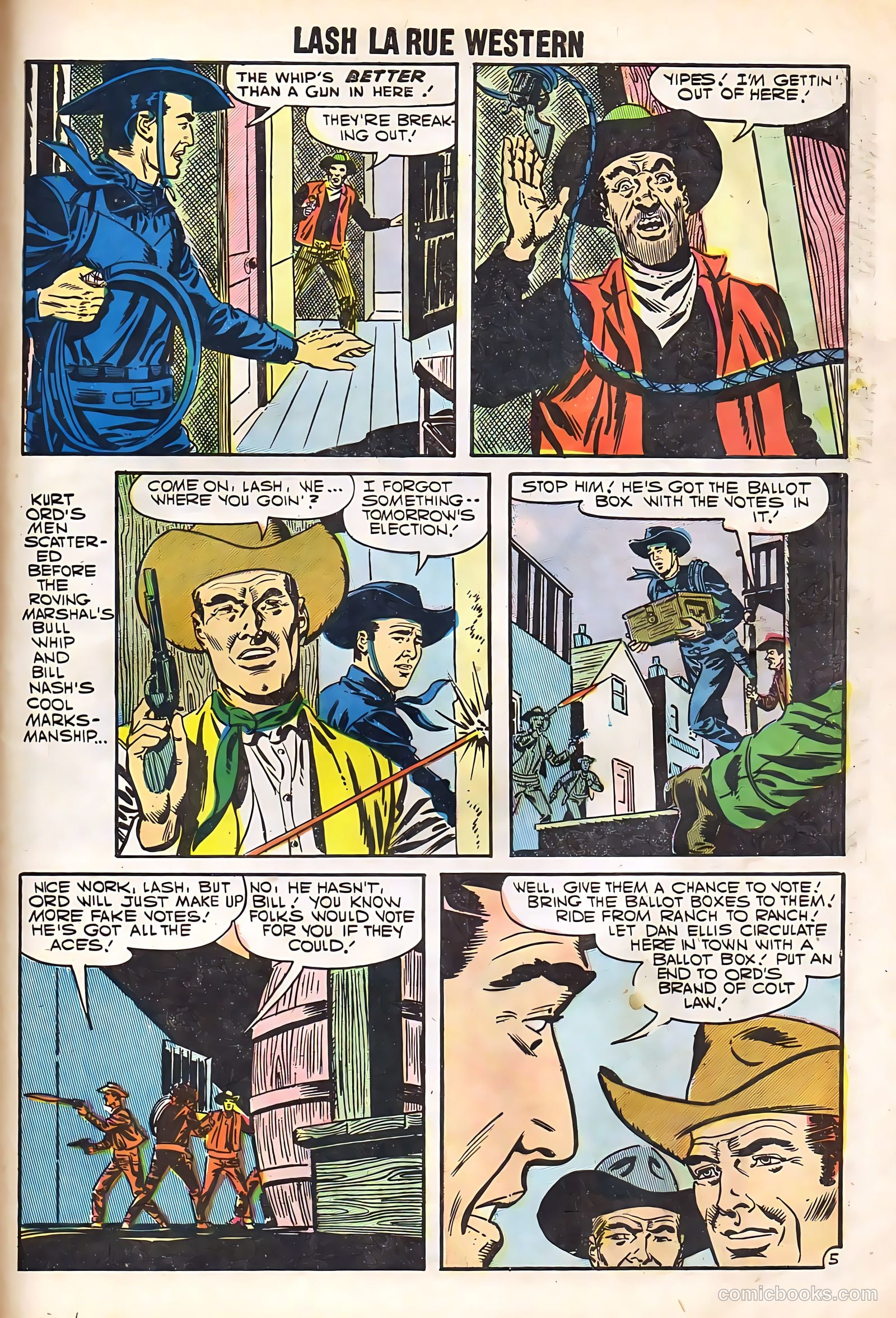Lash La Rue Western #67 (1958) — page 63 of 68