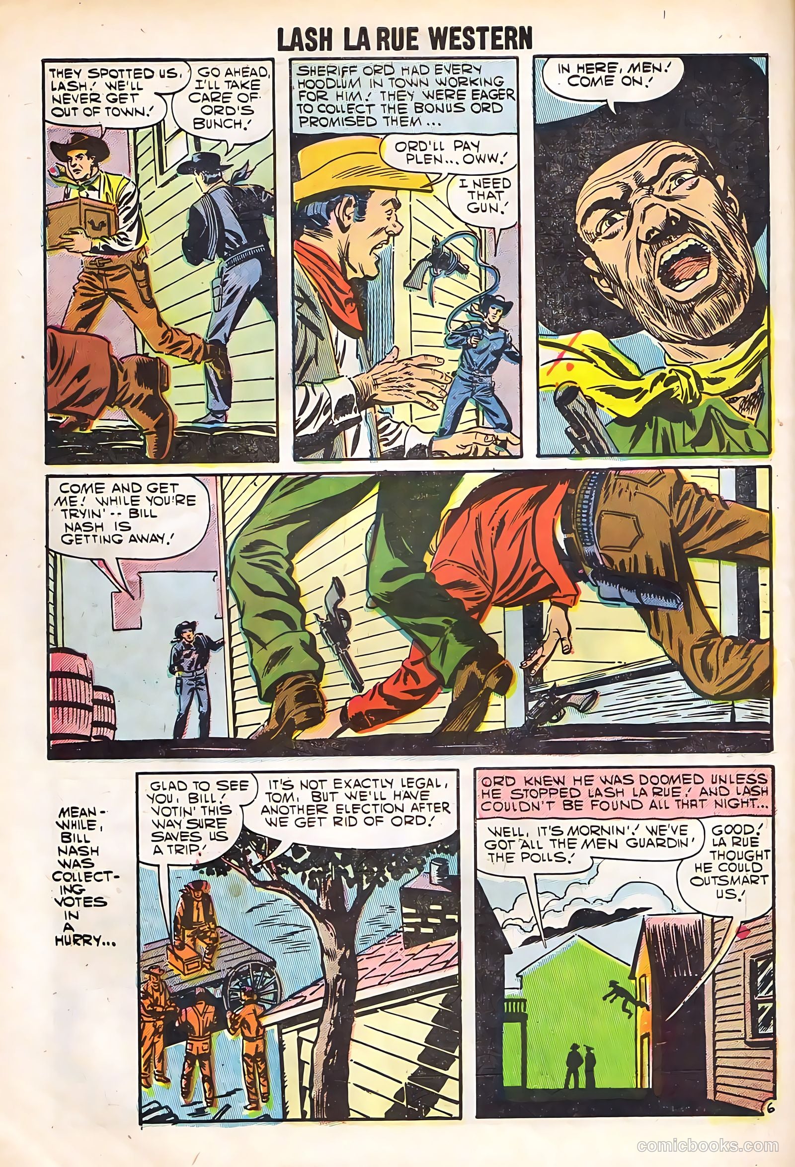 Lash La Rue Western #67 (1958) — page 64 of 68