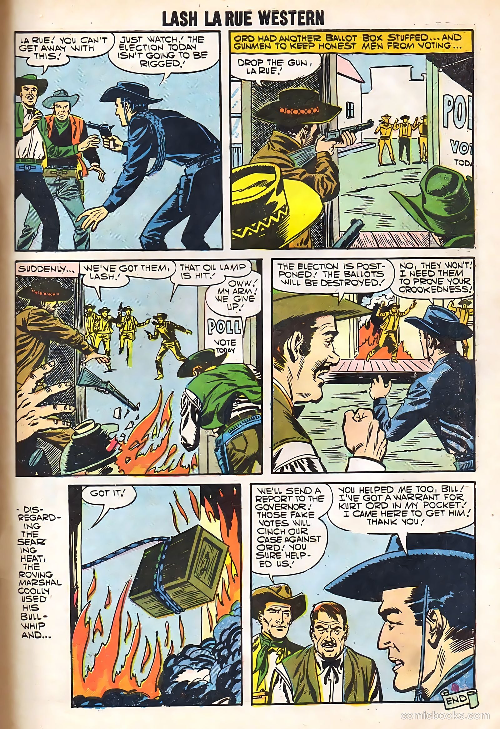 Lash La Rue Western #67 (1958) — page 65 of 68