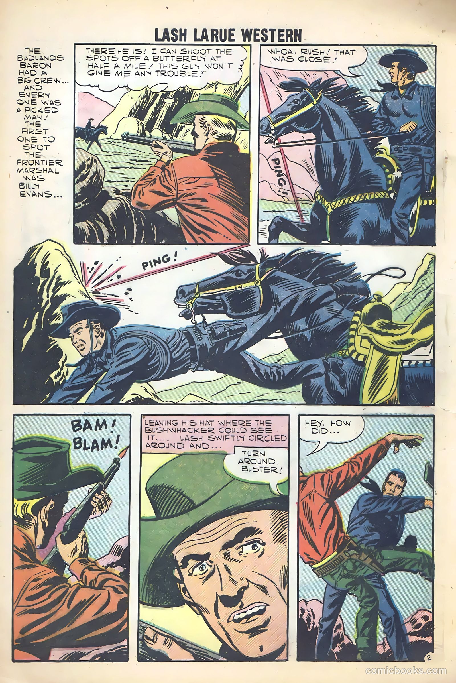Lash La Rue Western #68 (1958) — page 12 of 68