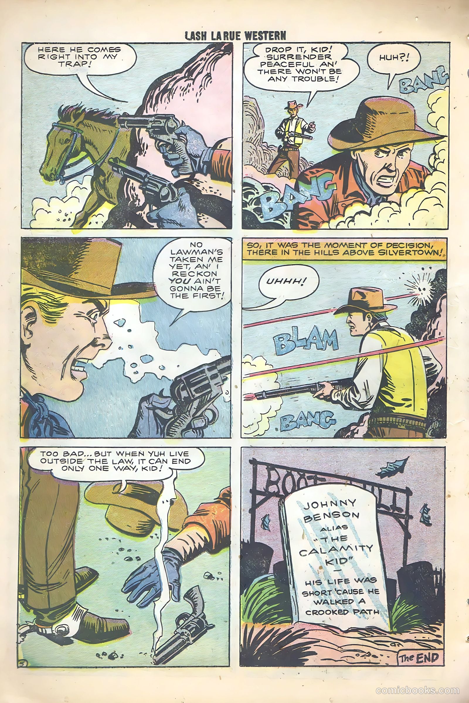 Lash La Rue Western #68 (1958) — page 24 of 68