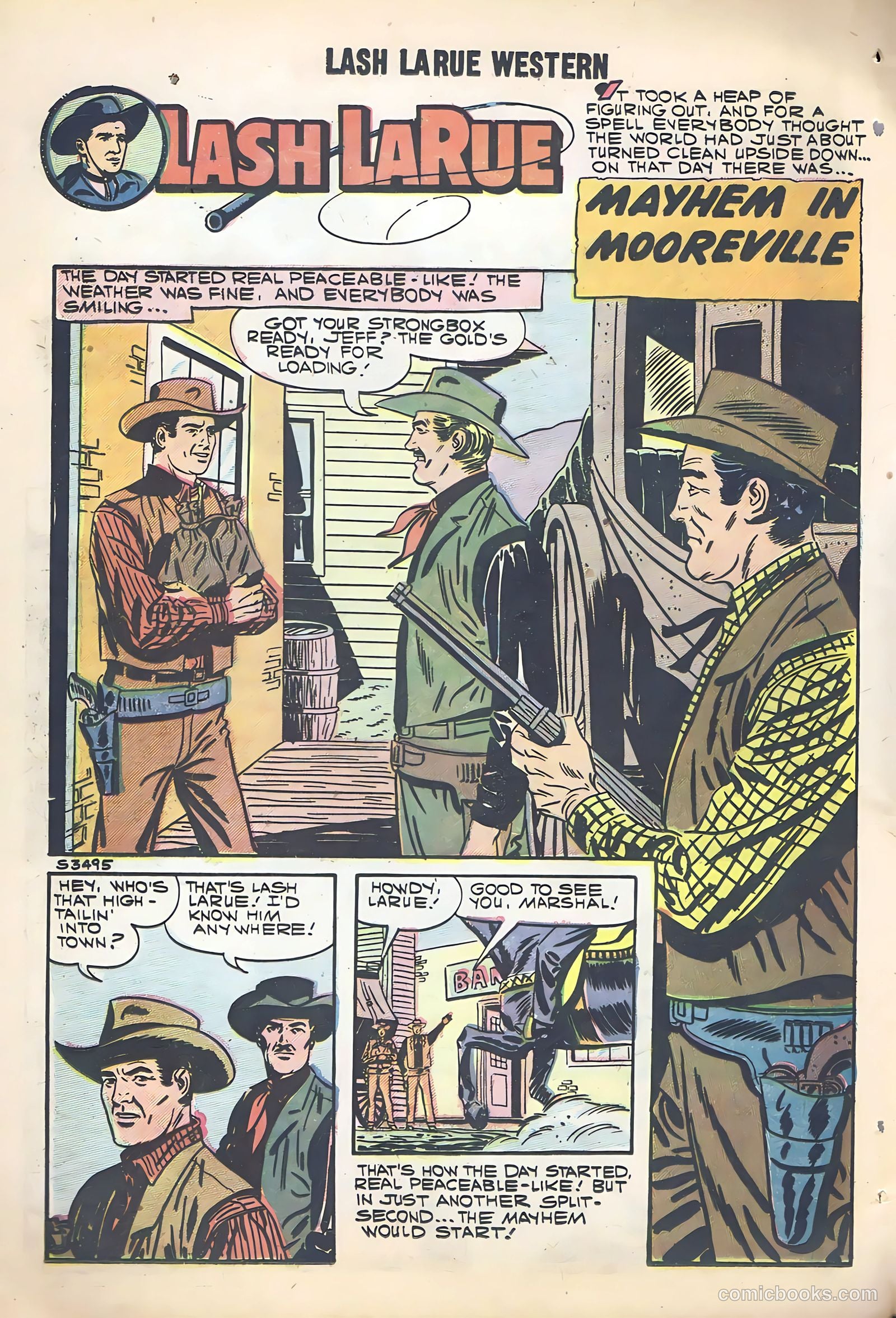 Lash La Rue Western #68 (1958) — page 28 of 68