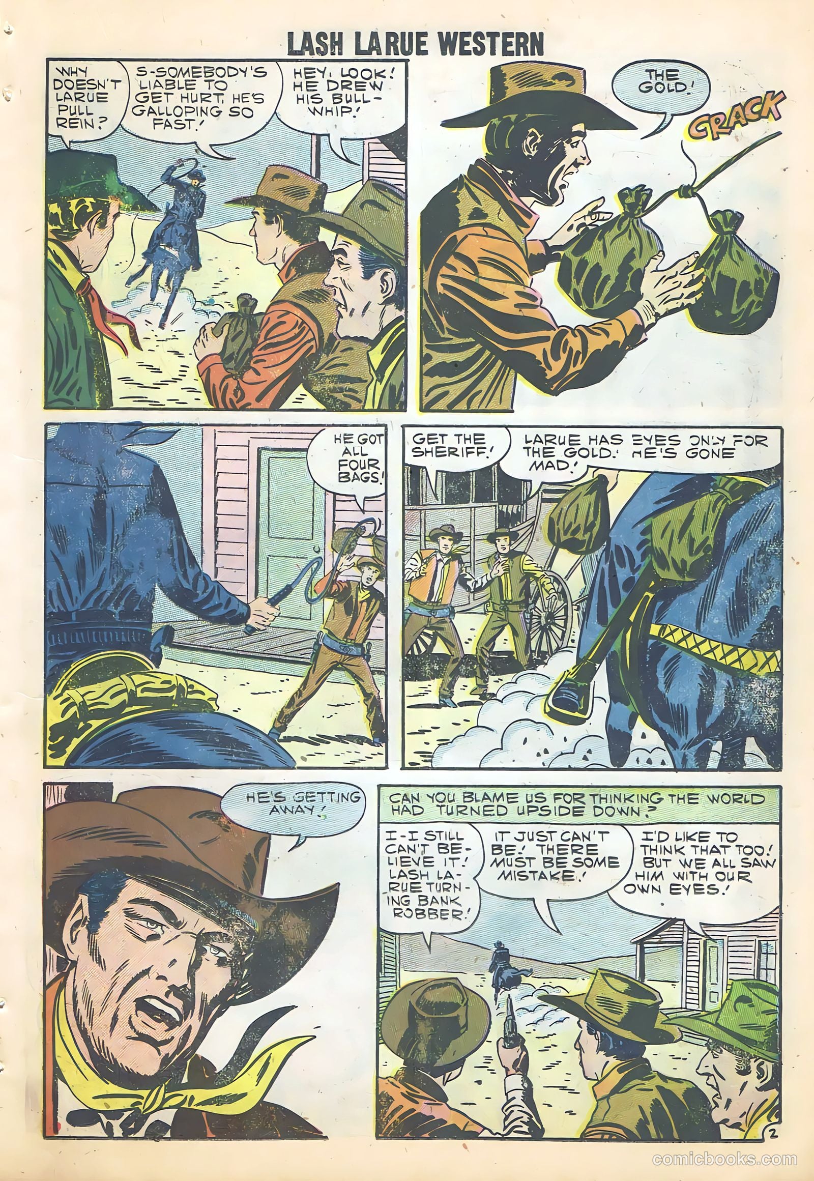 Lash La Rue Western #68 (1958) — page 29 of 68