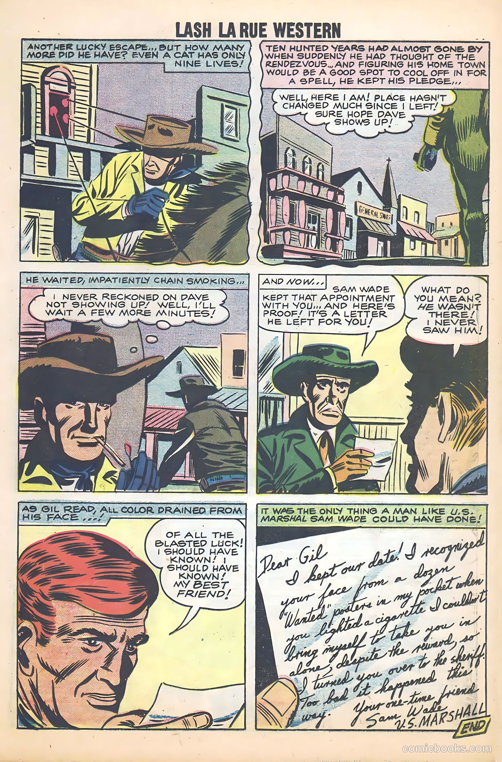 Lash La Rue Western #68 (1958) — page 41 of 68
