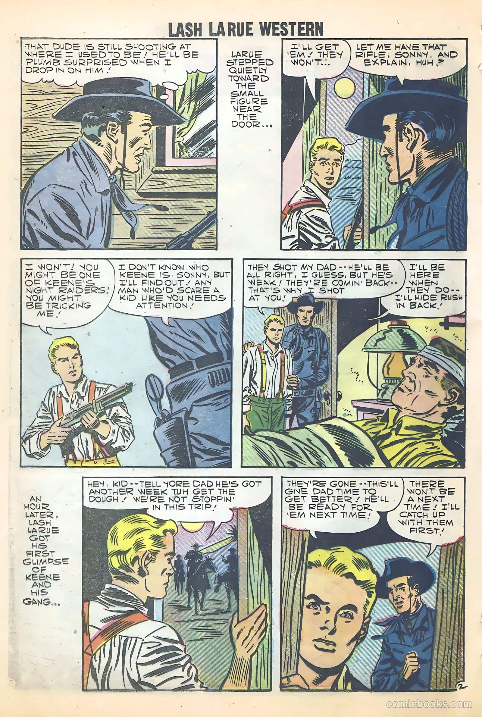 Lash La Rue Western #68 (1958) — page 44 of 68