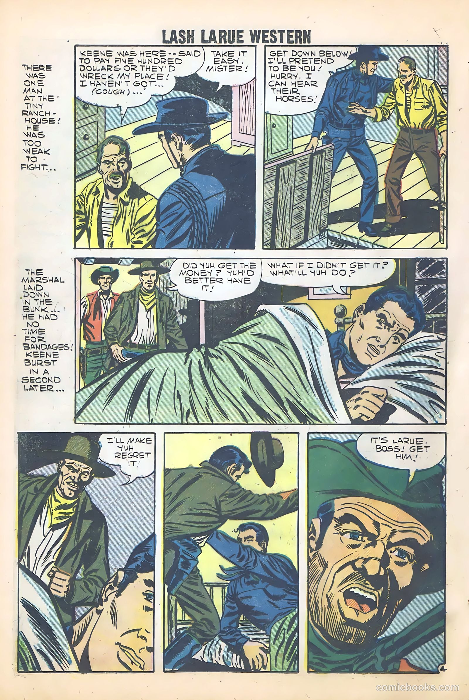 Lash La Rue Western #68 (1958) — page 46 of 68