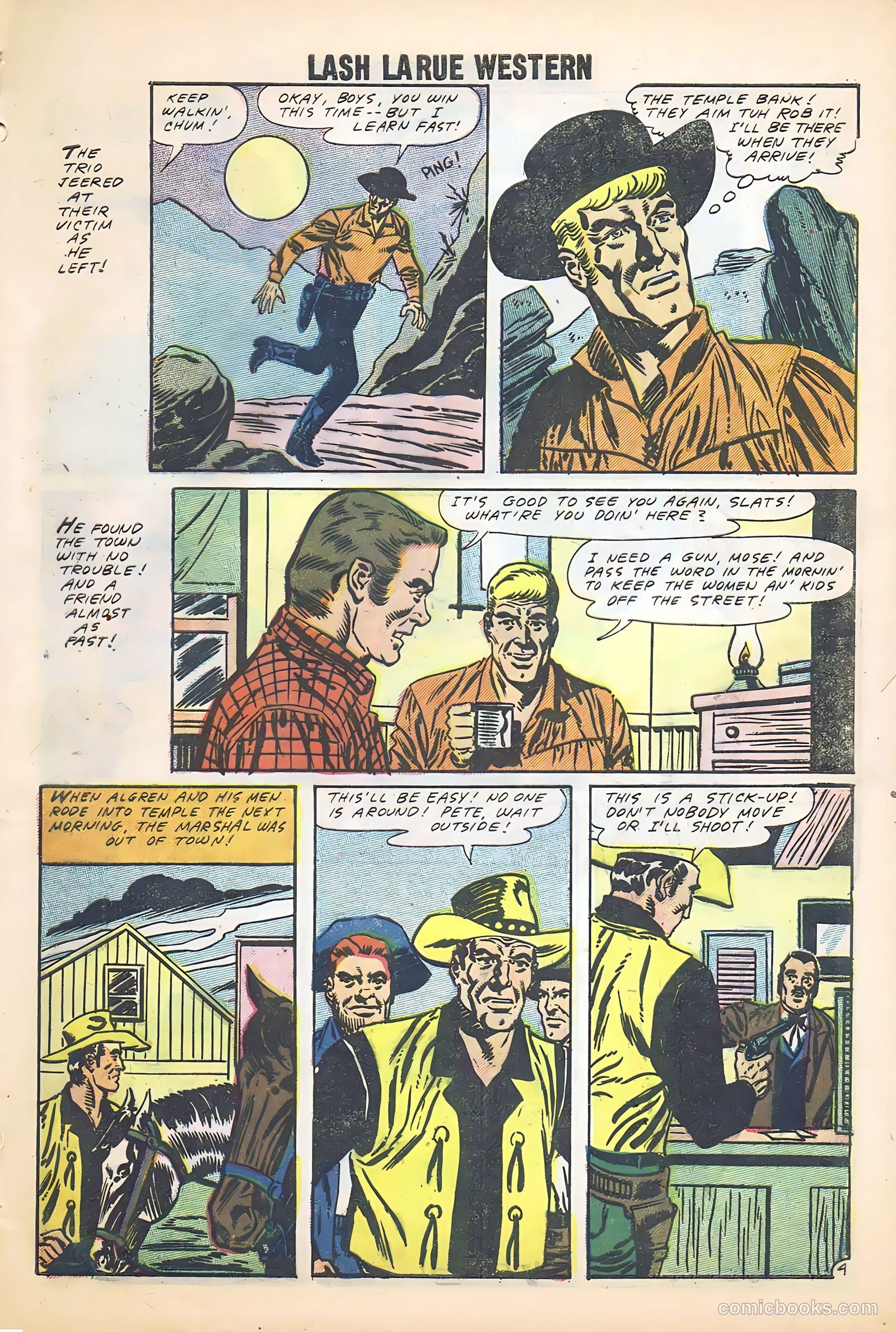 Lash La Rue Western #68 (1958) — page 55 of 68