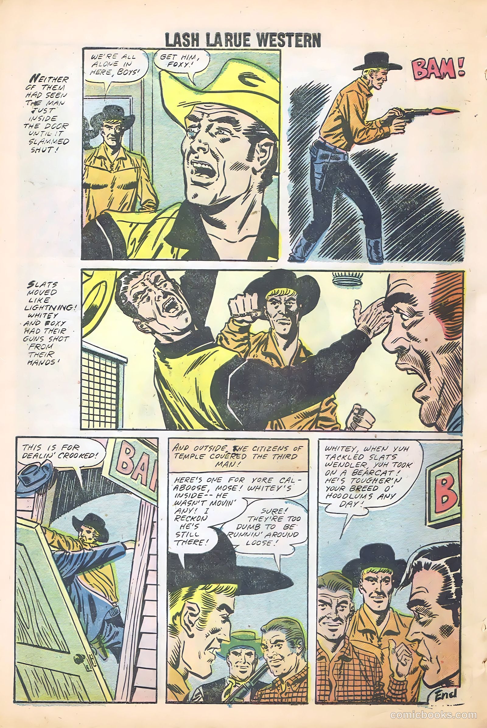 Lash La Rue Western #68 (1958) — page 56 of 68