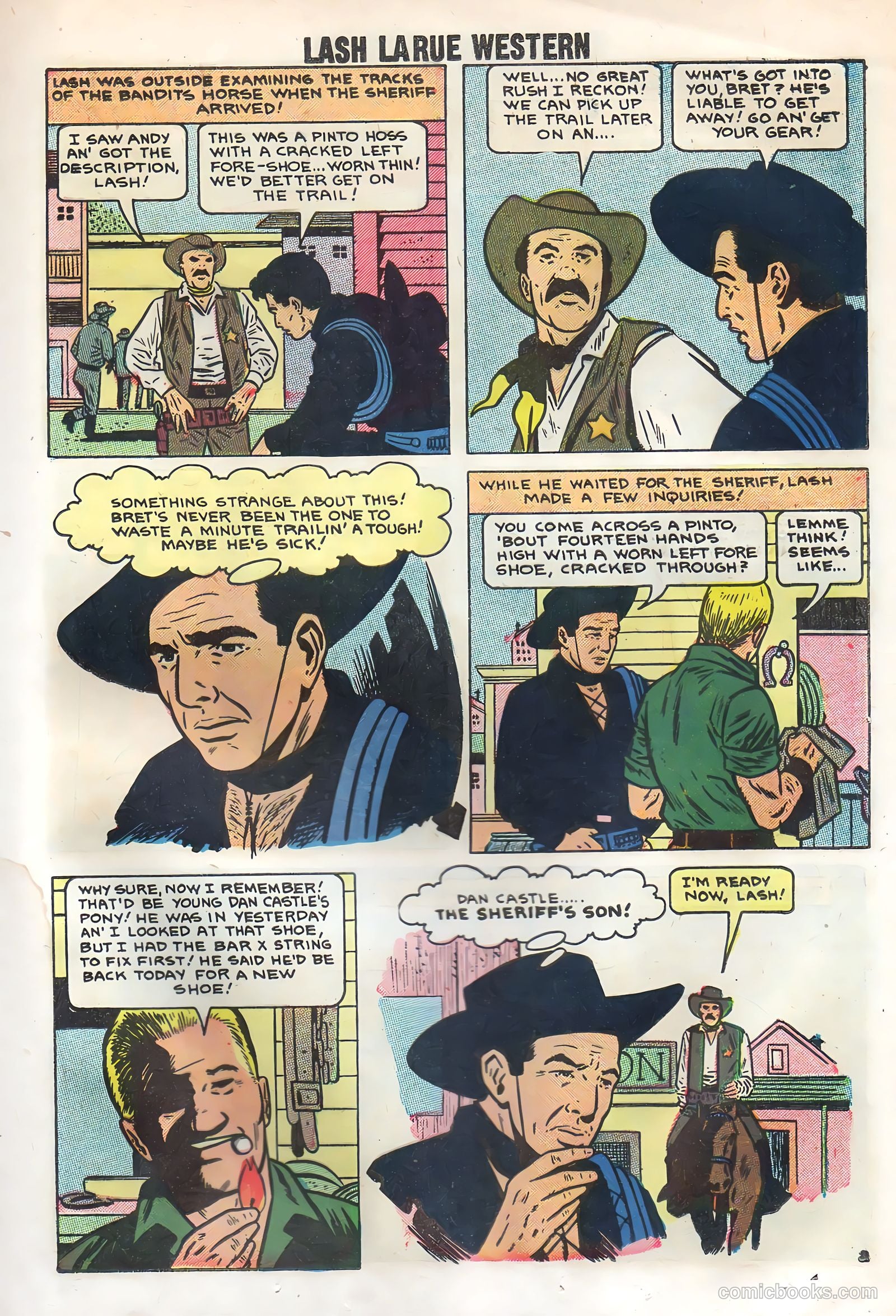 Lash La Rue Western #69 (1958) — page 13 of 36