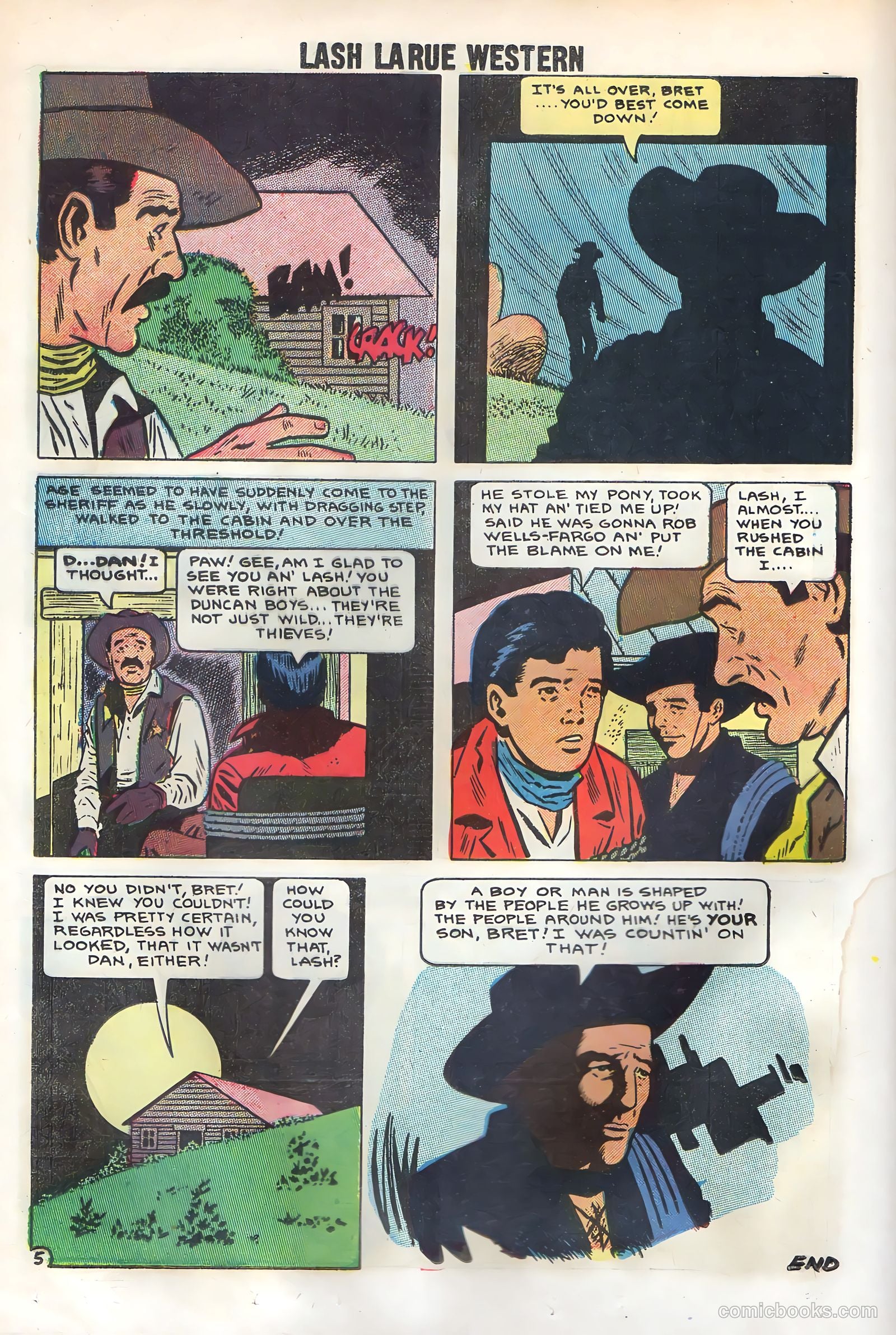 Lash La Rue Western #69 (1958) — page 16 of 36
