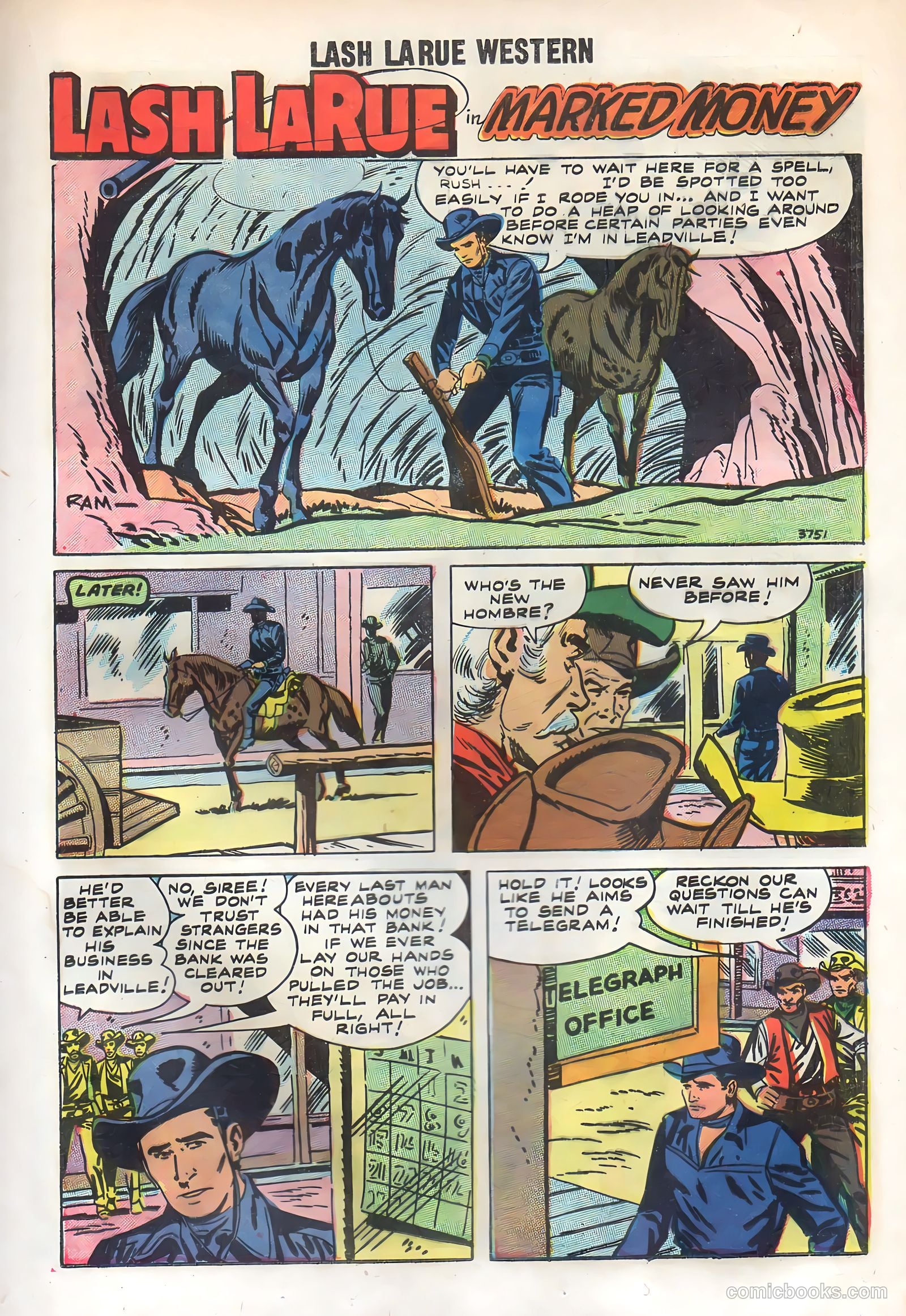Lash La Rue Western #69 (1958) — page 17 of 36