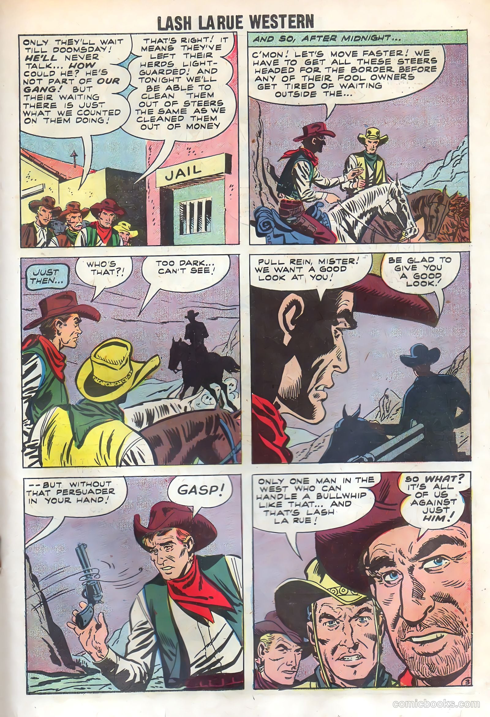 Lash La Rue Western #69 (1958) — page 19 of 36