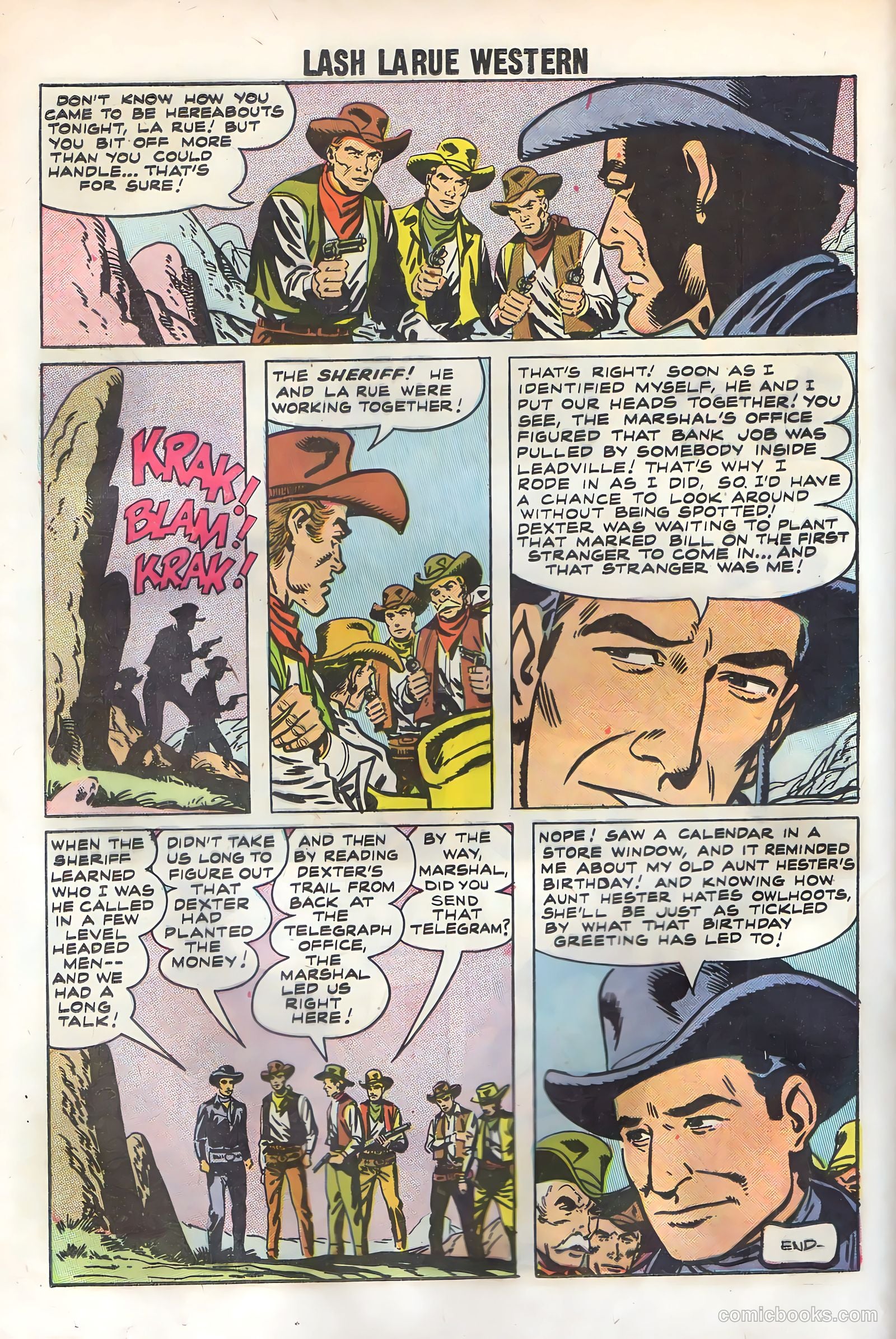 Lash La Rue Western #69 (1958) — page 20 of 36