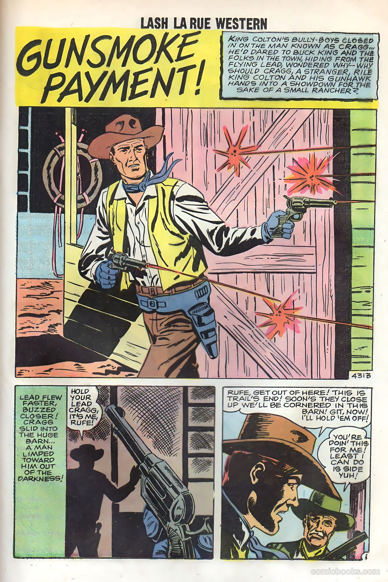 Lash La Rue Western #69 (1958) — page 21 of 36