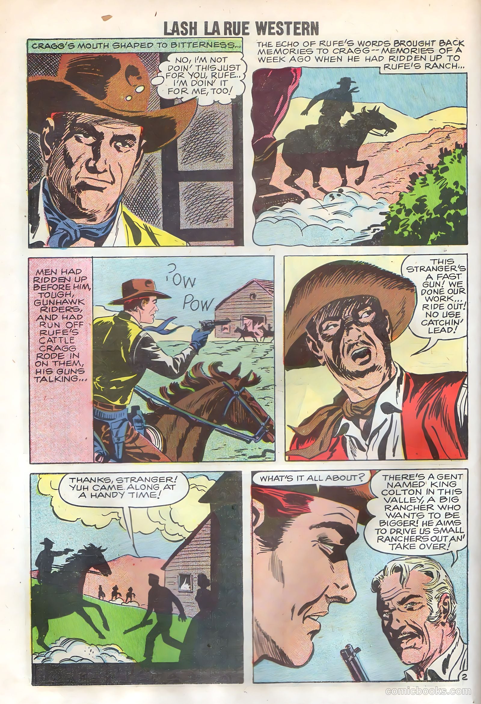 Lash La Rue Western #69 (1958) — page 22 of 36