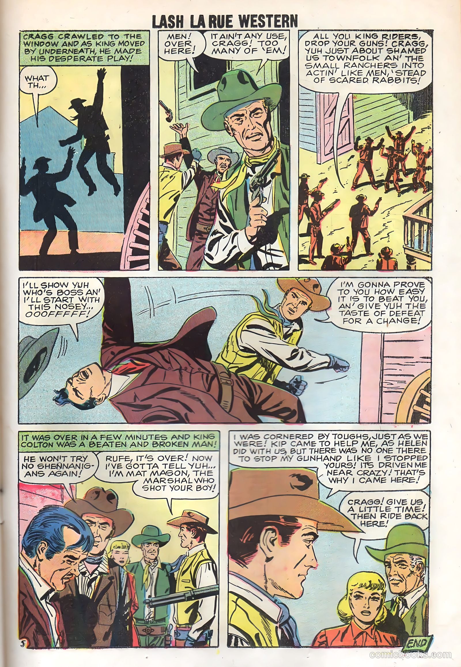 Lash La Rue Western #69 (1958) — page 25 of 36