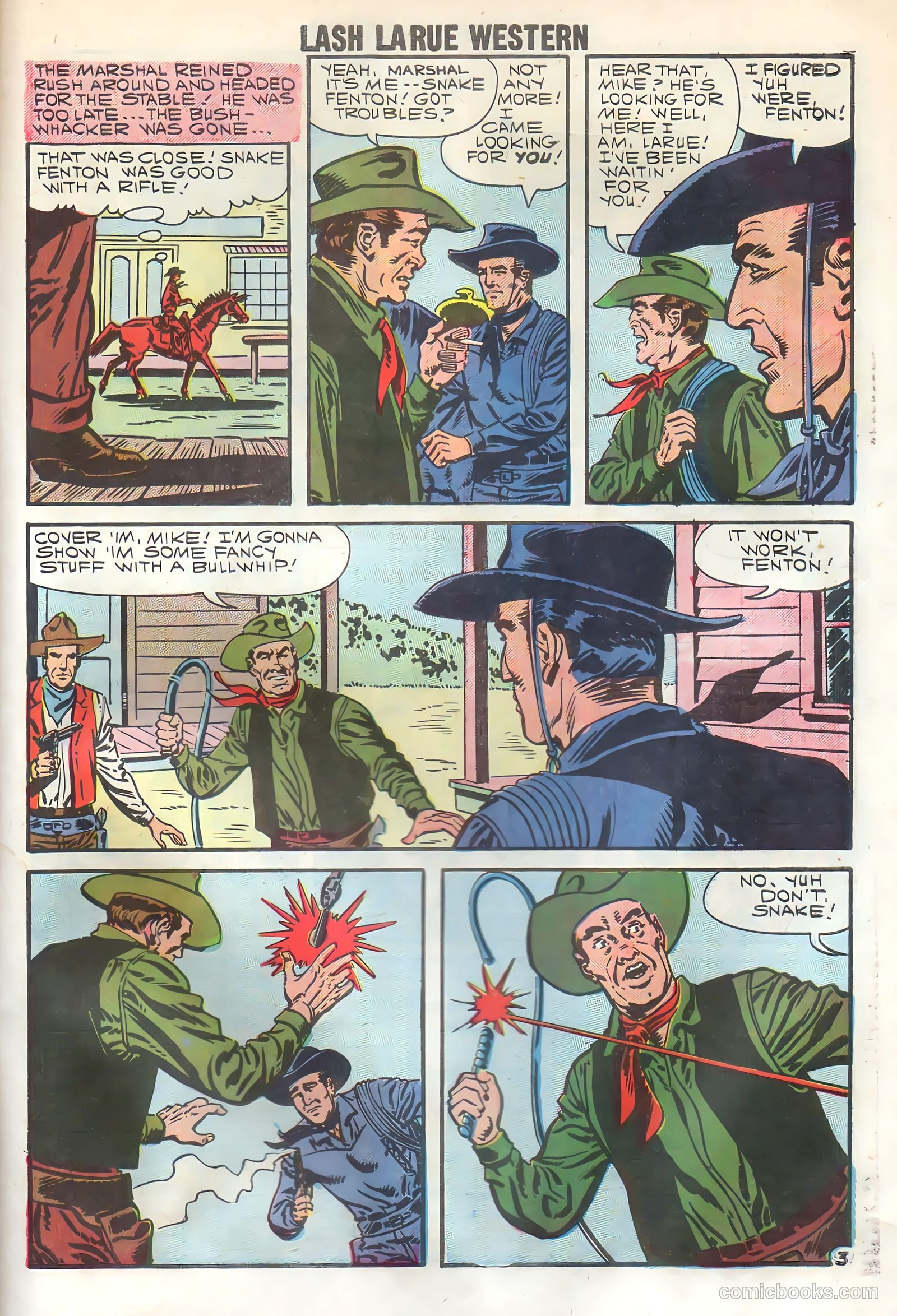 Lash La Rue Western #69 (1958) — page 31 of 36