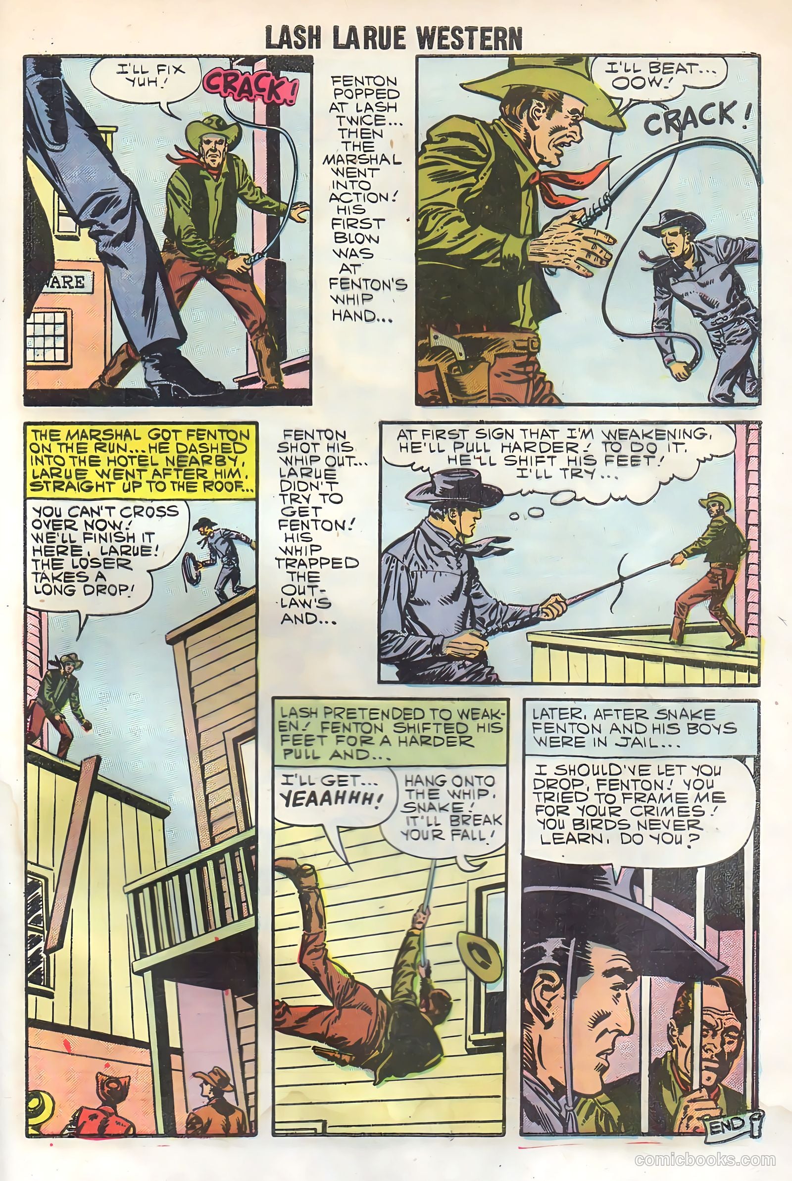 Lash La Rue Western #69 (1958) — page 33 of 36