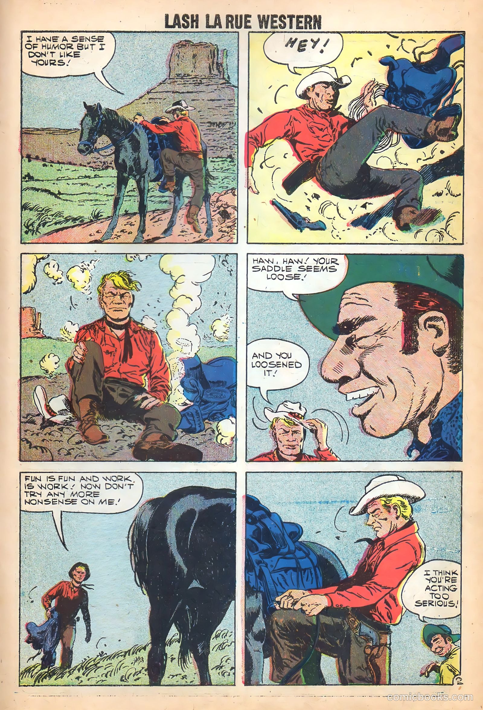 Lash La Rue Western #71 (1959) — page 28 of 37