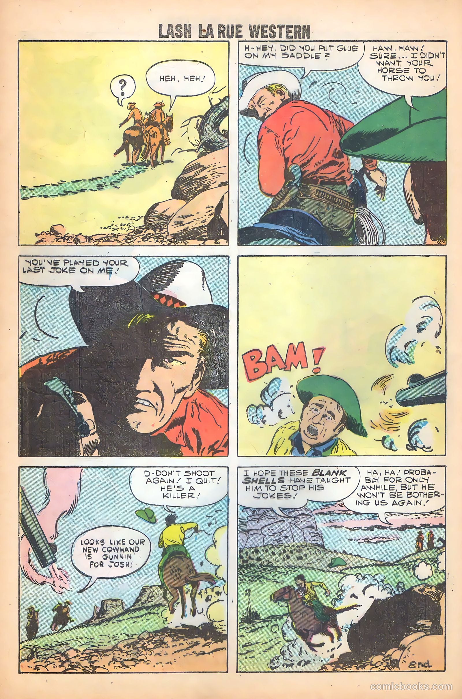 Lash La Rue Western #71 (1959) — page 29 of 37