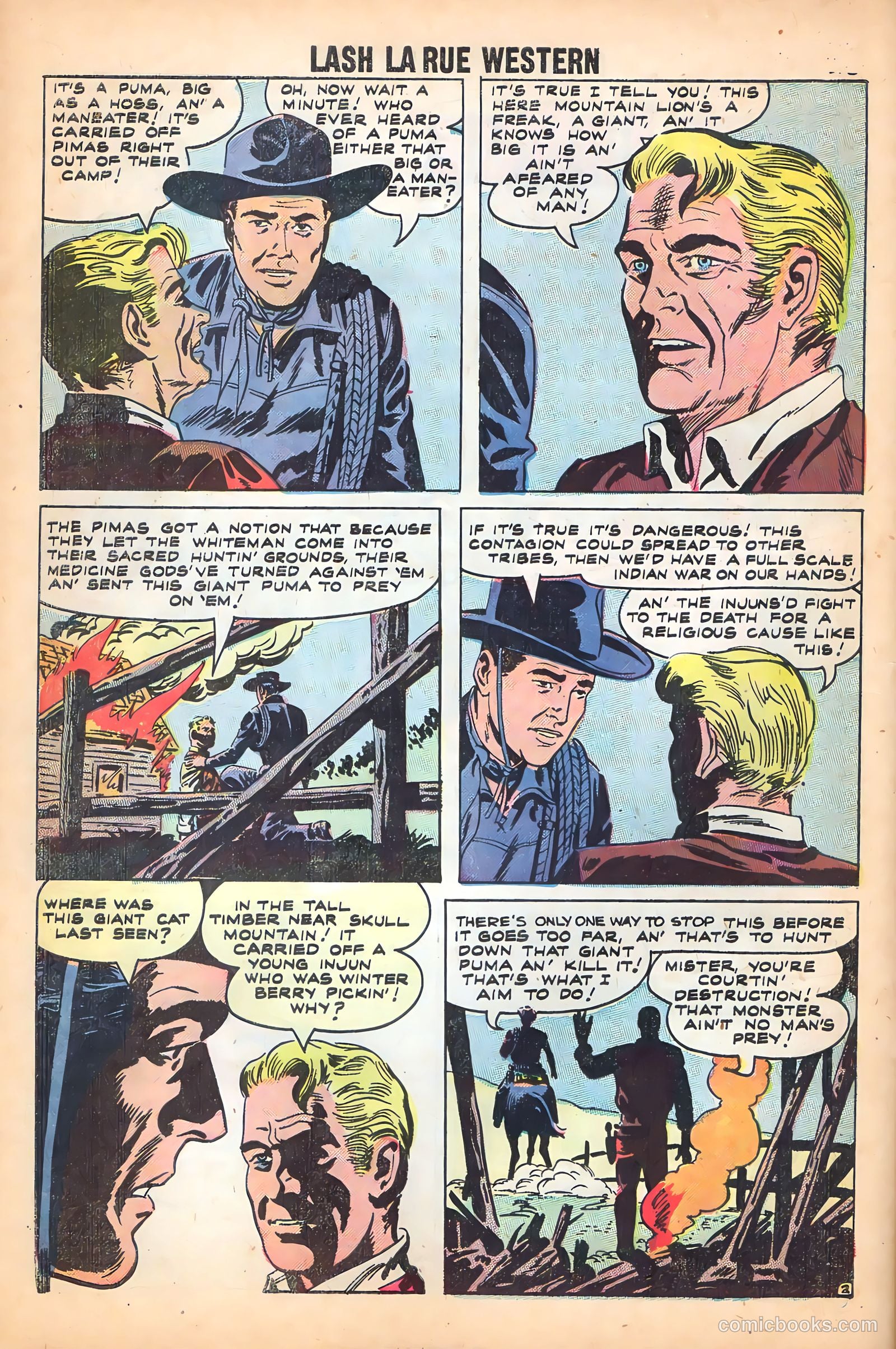Lash La Rue Western #71 (1959) — page 31 of 37