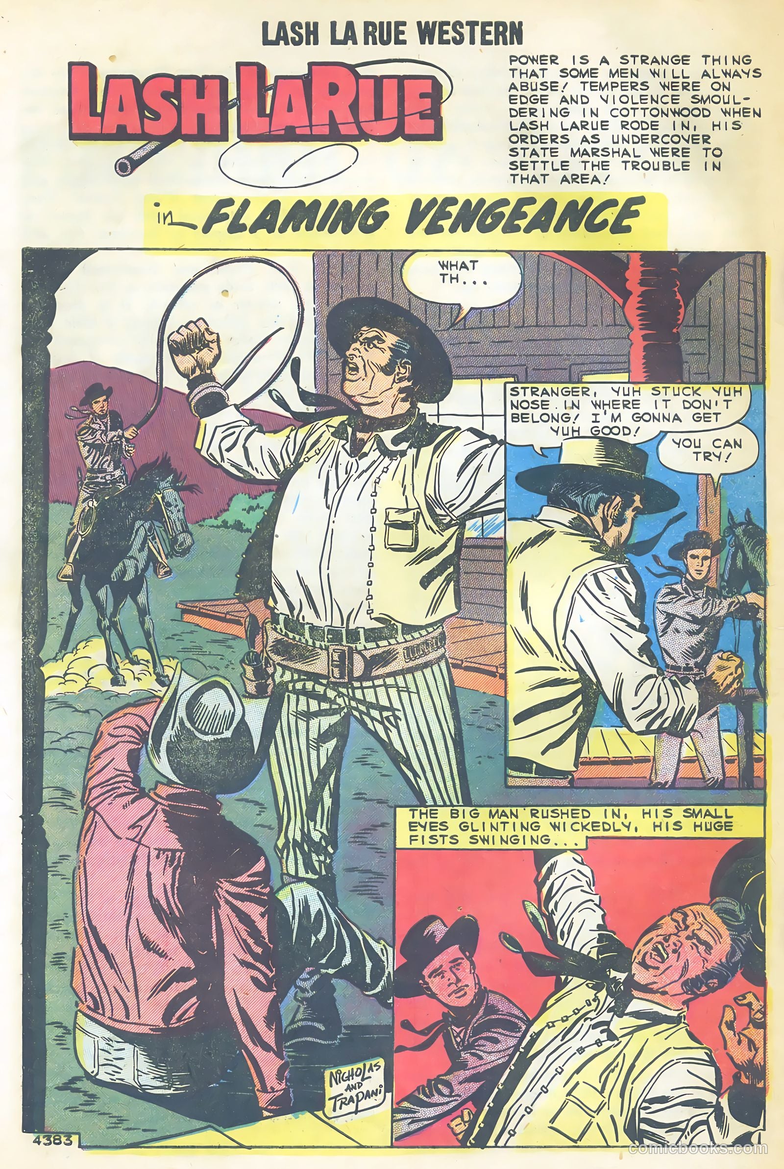 Lash La Rue Western #73 (1959) — page 28 of 36