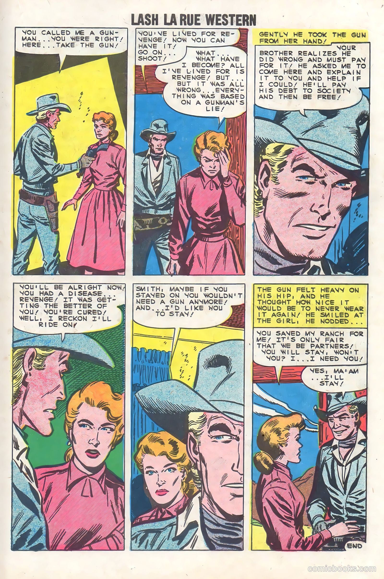 Lash La Rue Western #74 (1959) — page 19 of 36