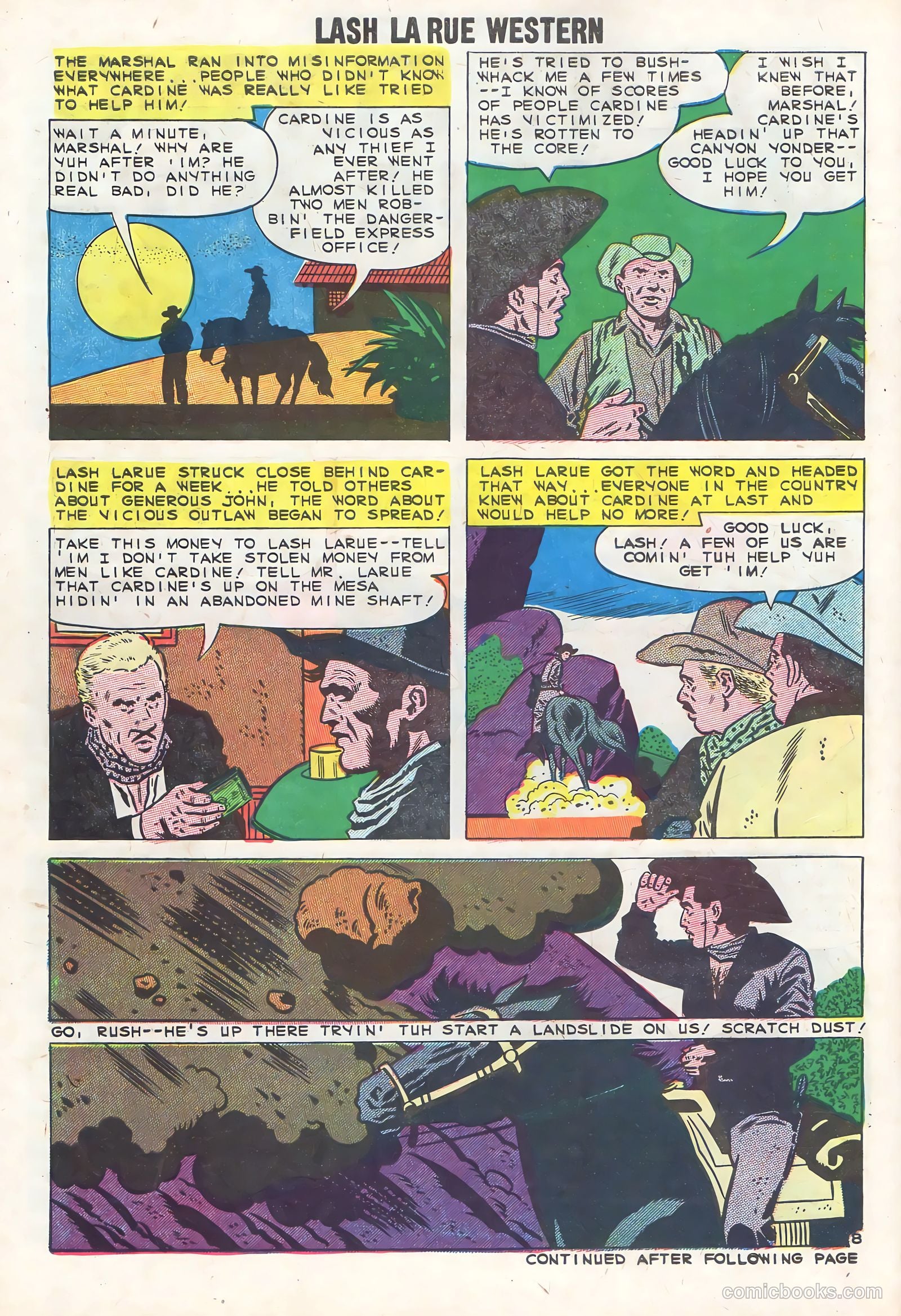 Lash La Rue Western #74 (1959) — page 30 of 36