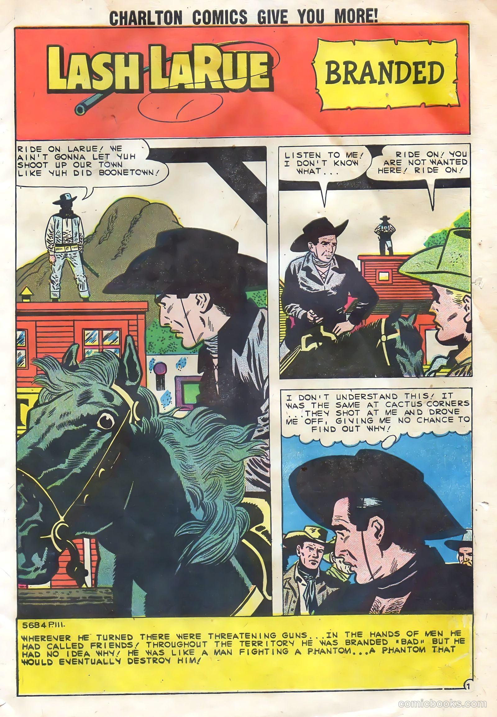 Lash La Rue Western #77 (1960) — page 3 of 36