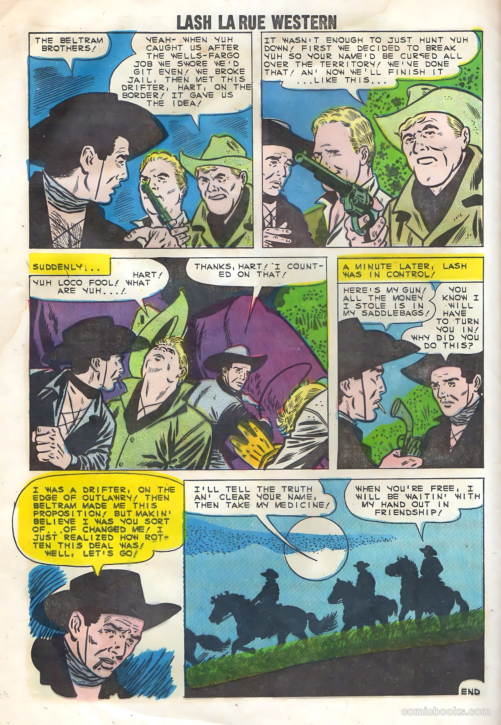 Lash La Rue Western #77 (1960) — page 8 of 36