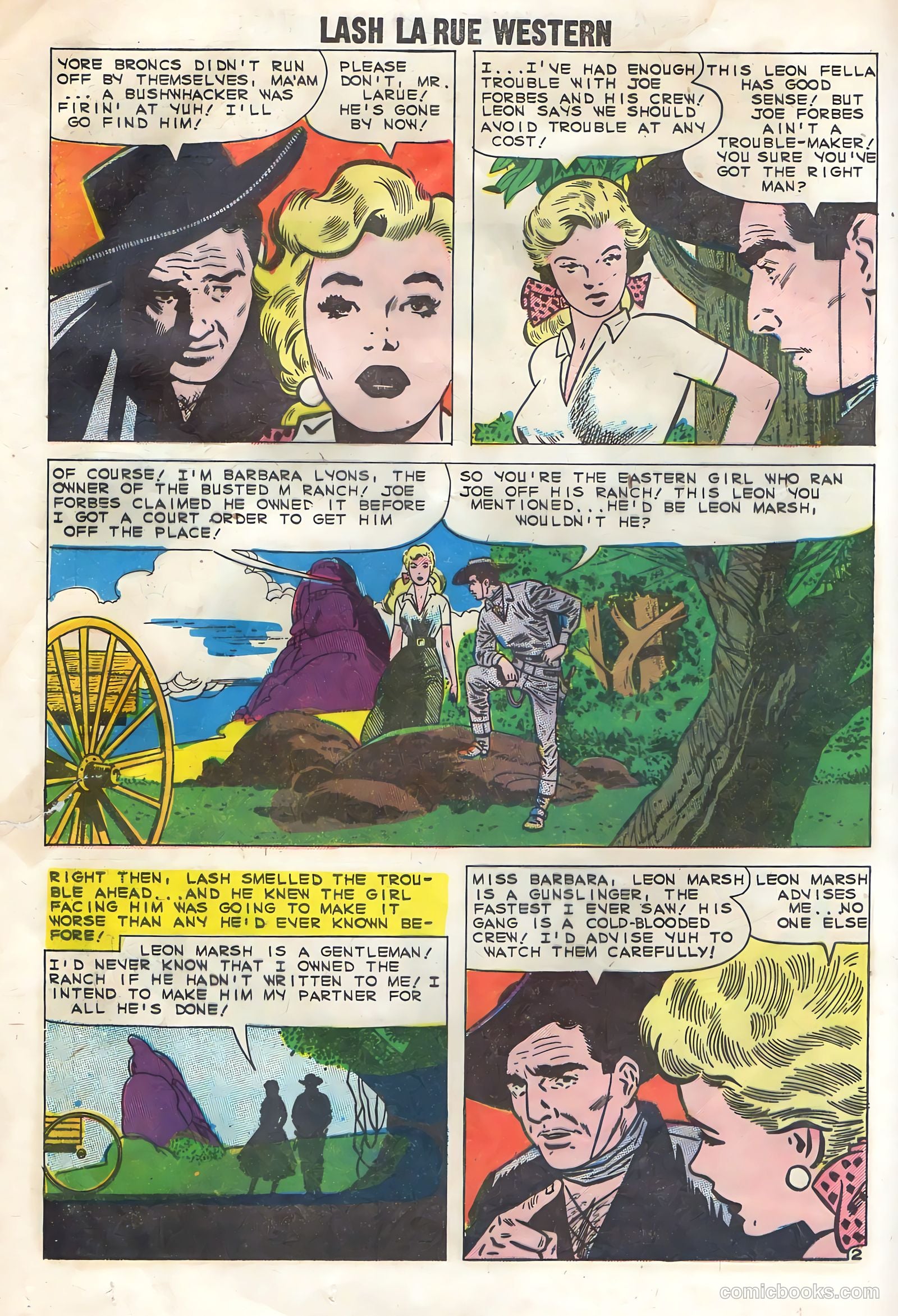 Lash La Rue Western #77 (1960) — page 12 of 36