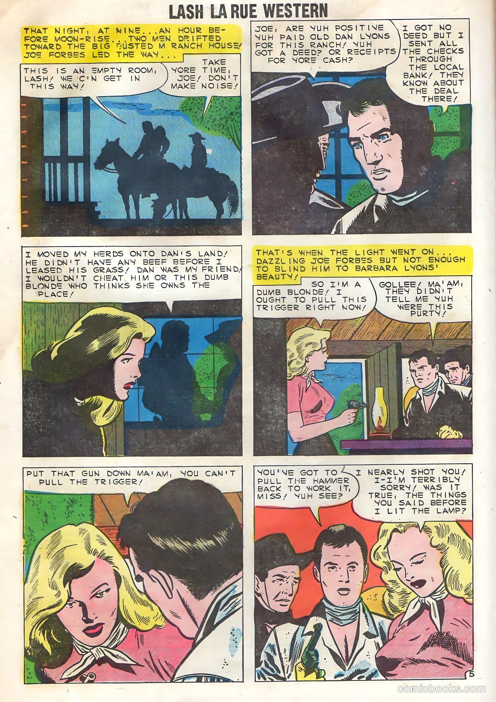 Lash La Rue Western #77 (1960) — page 16 of 36
