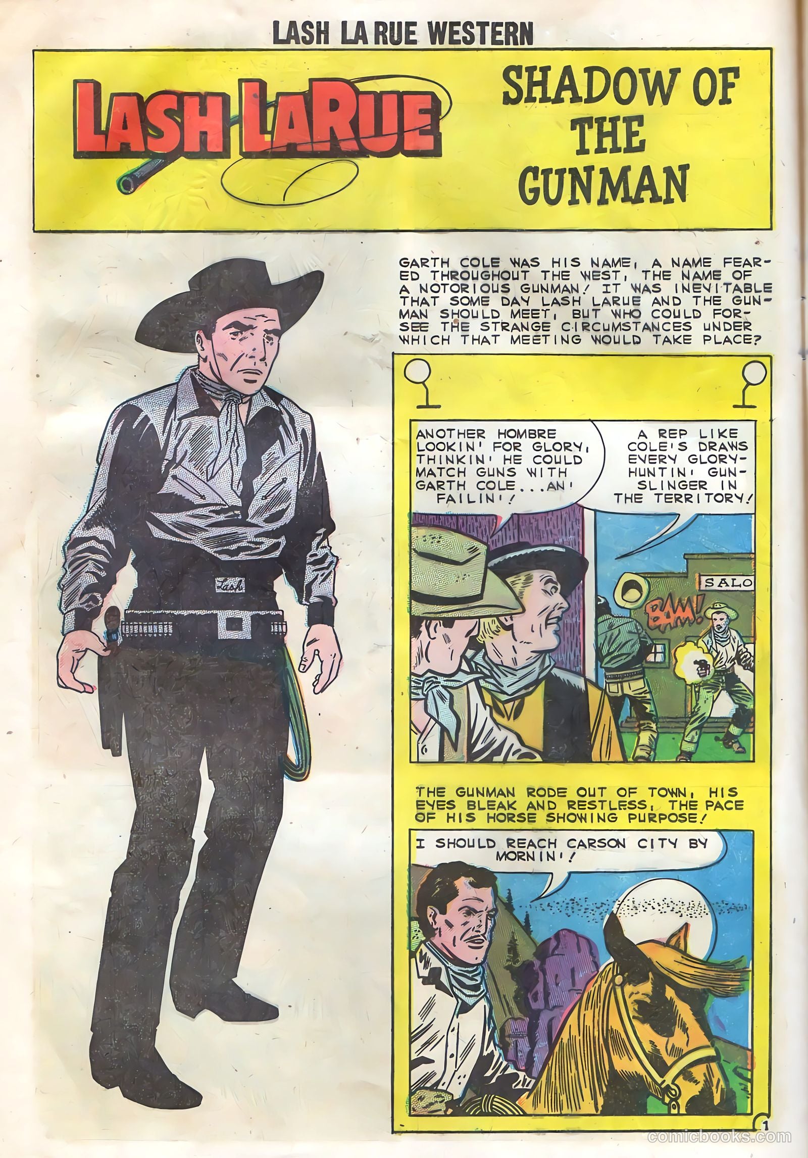 Lash La Rue Western #77 (1960) — page 28 of 36