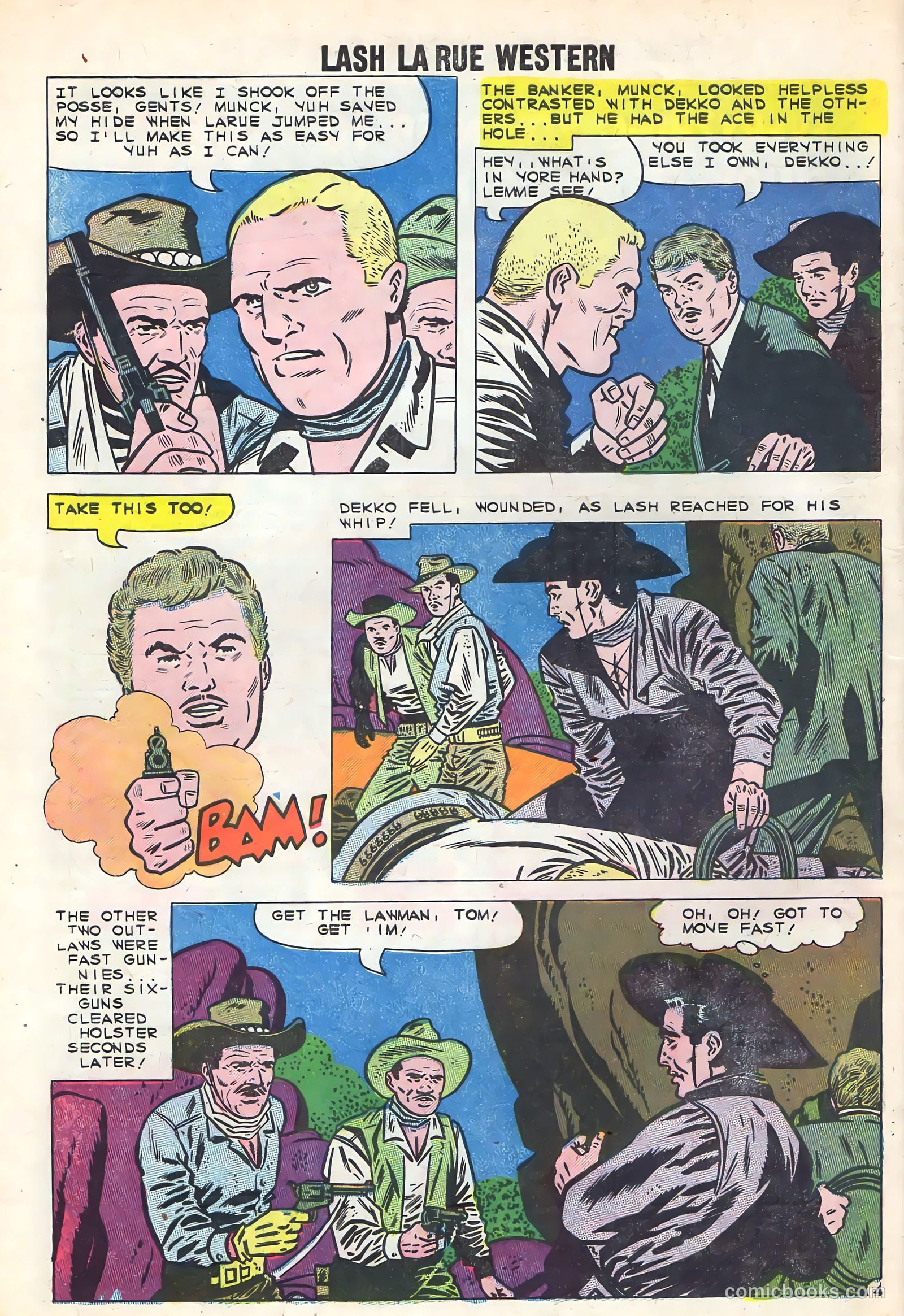 Lash La Rue Western #78 (1960) — page 32 of 36