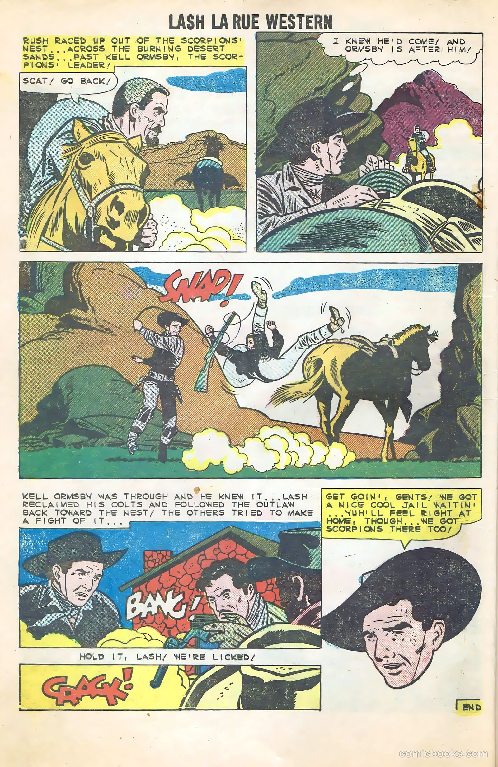 Lash La Rue Western #79 (1960) — page 8 of 36