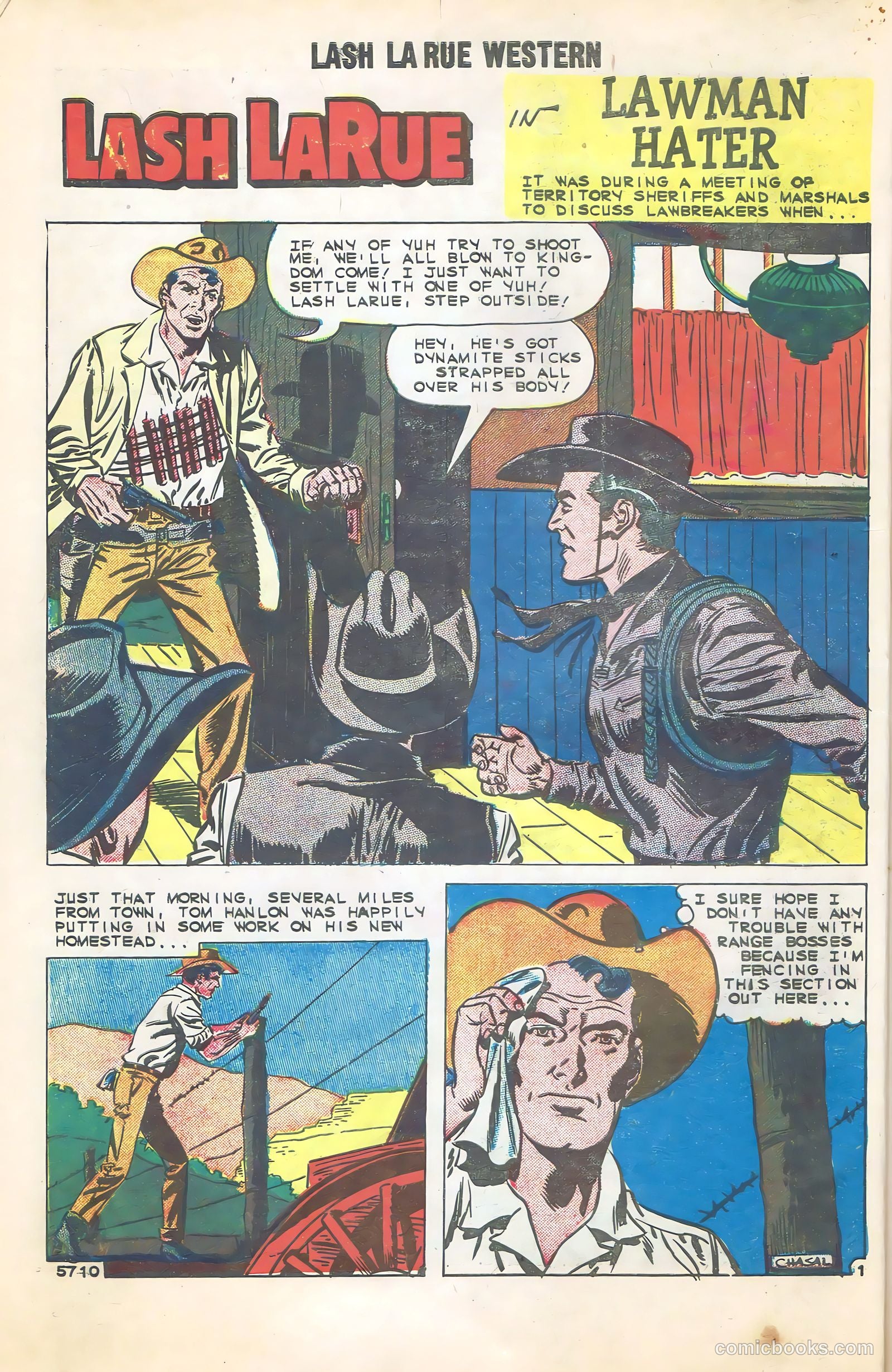 Lash La Rue Western #79 (1960) — page 10 of 36