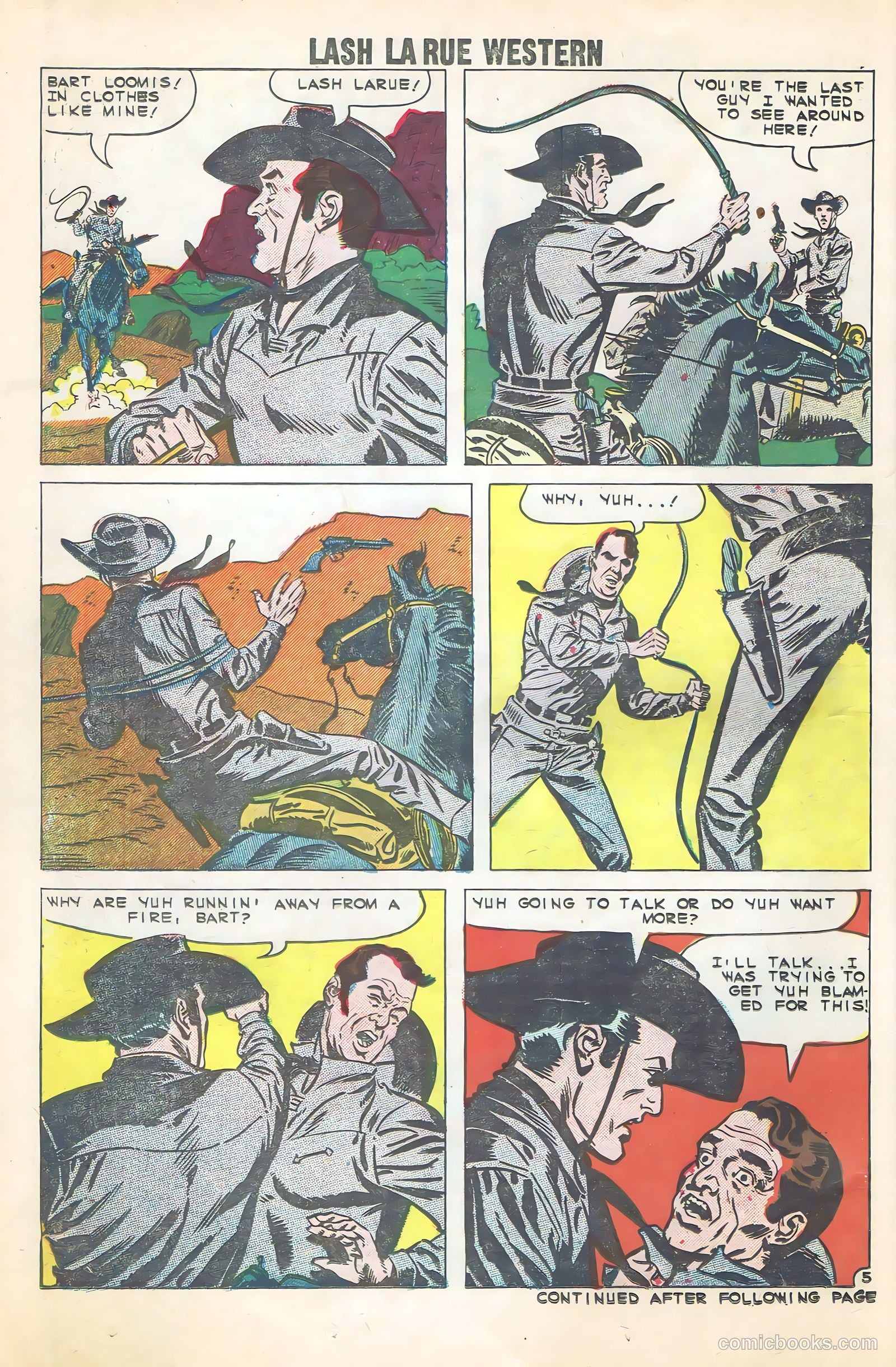 Lash La Rue Western #79 (1960) — page 14 of 36