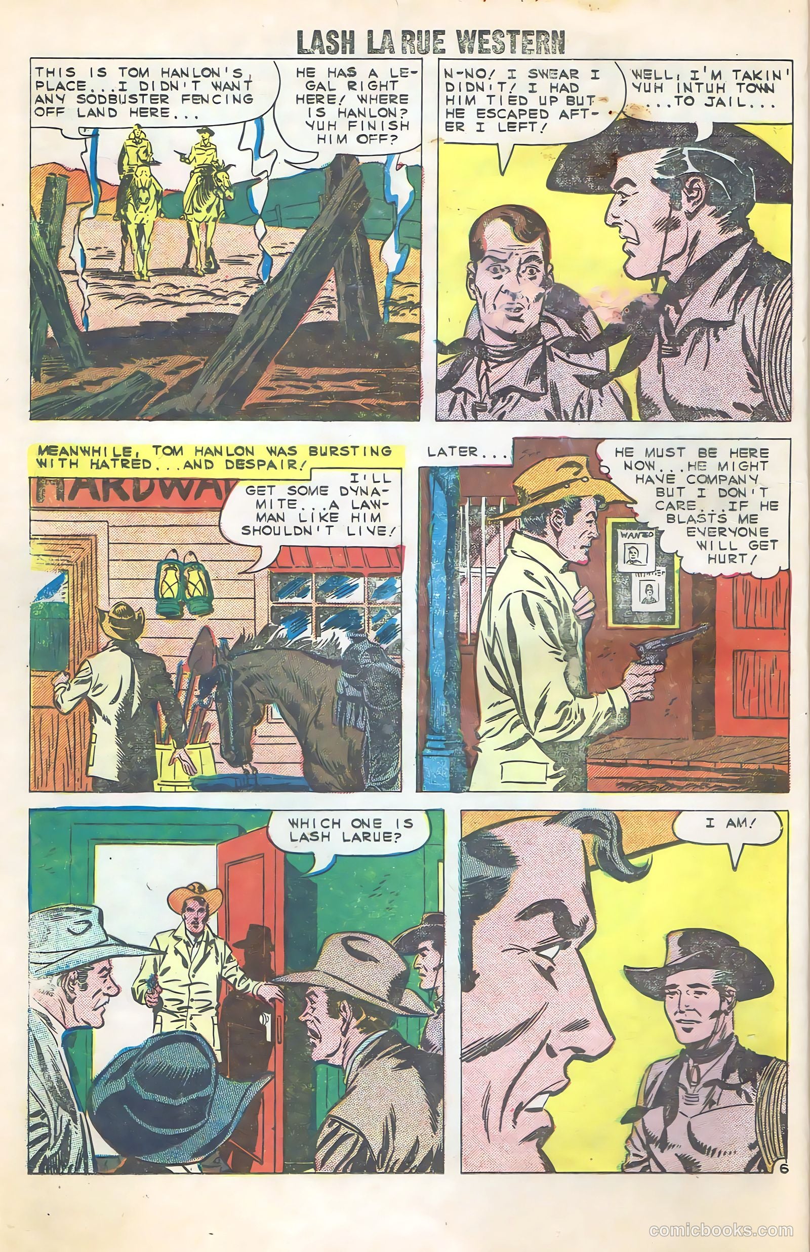 Lash La Rue Western #79 (1960) — page 16 of 36
