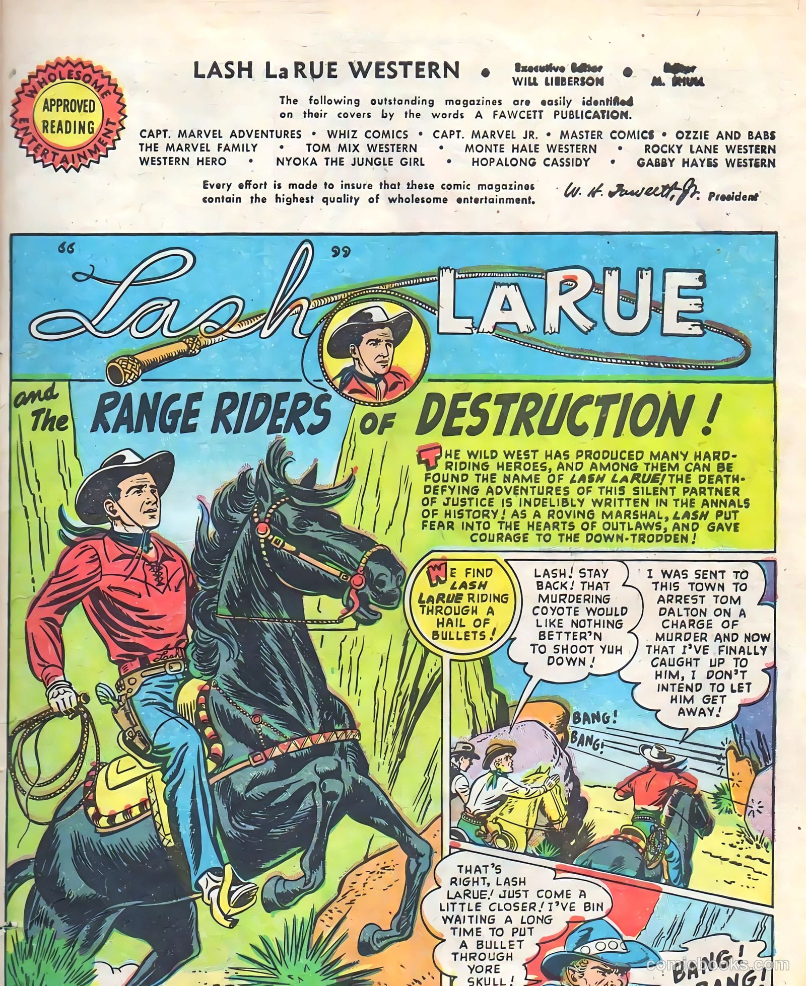 Lash LaRue Western #1 (1949) — page 3 of 36