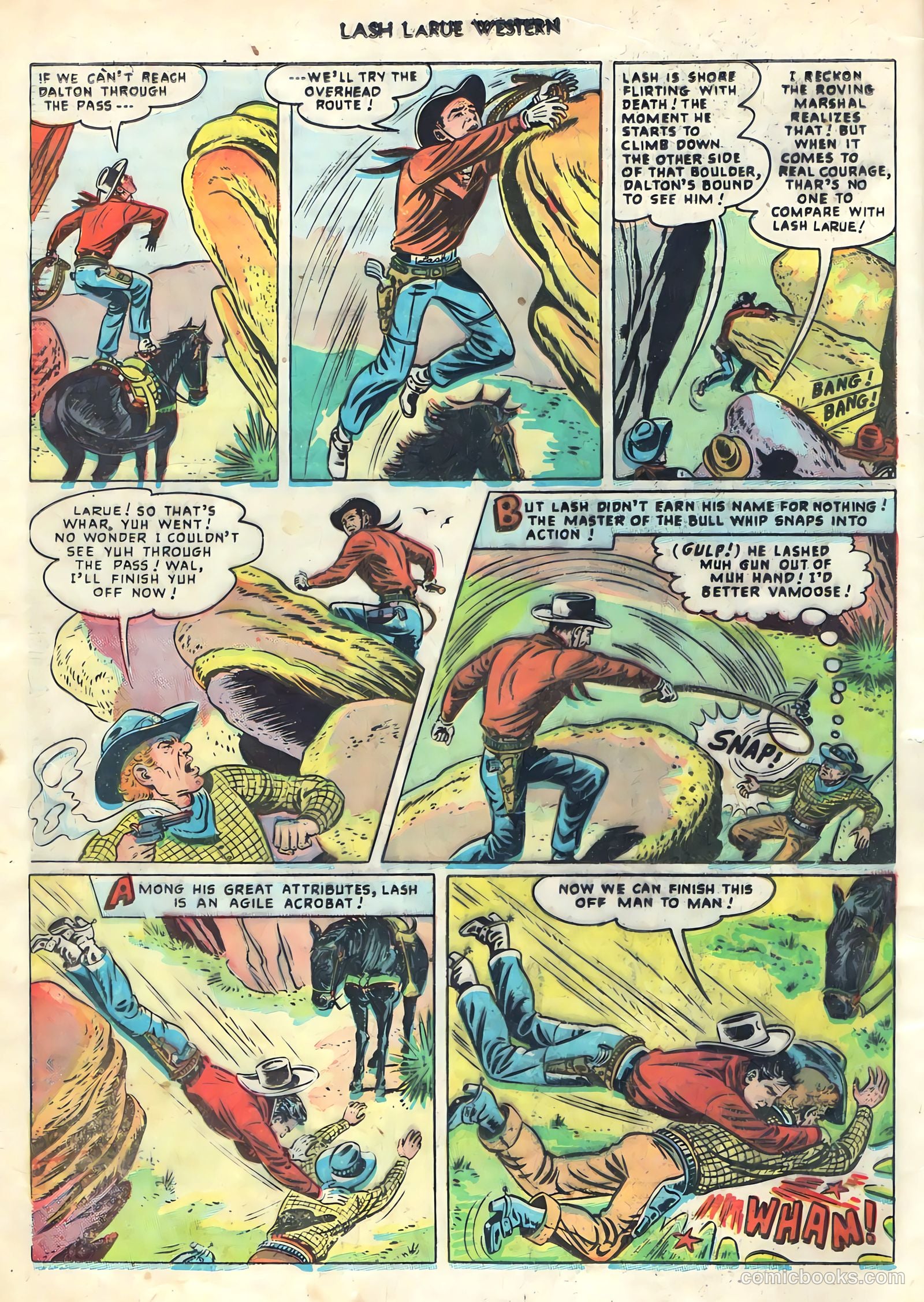 Lash LaRue Western #1 (1949) — page 4 of 36