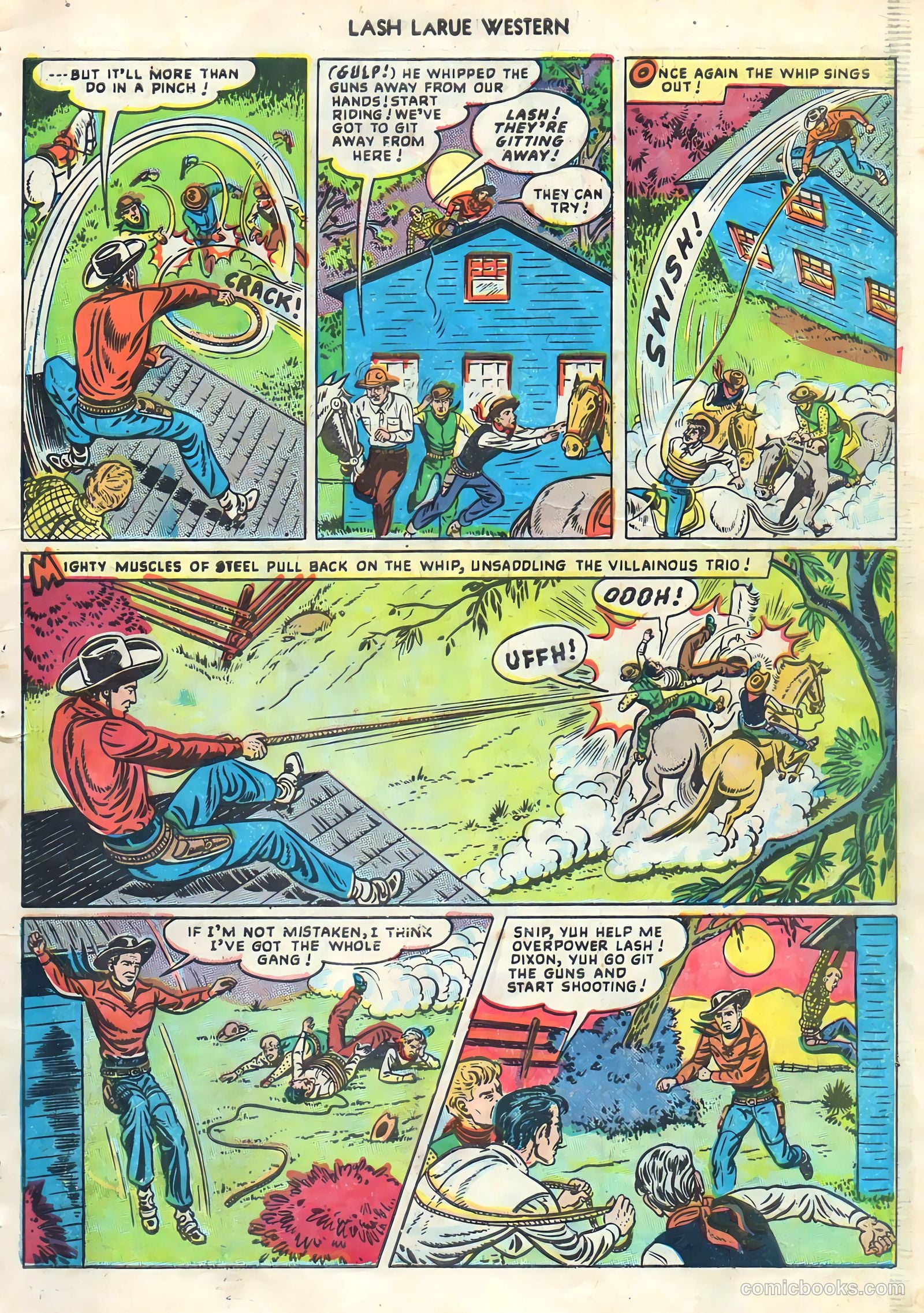 Lash LaRue Western #1 (1949) — page 11 of 36