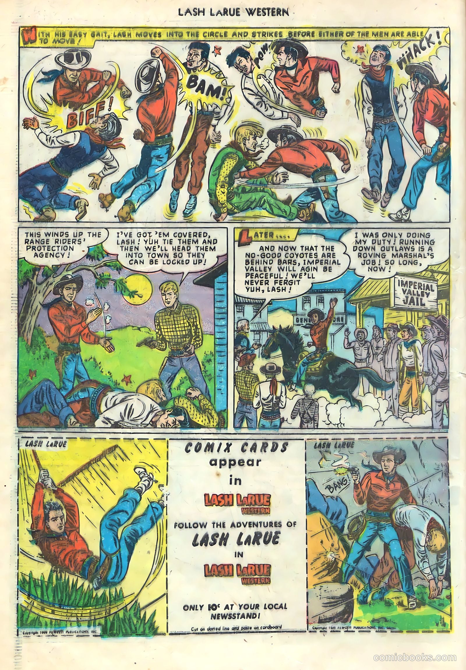 Lash LaRue Western #1 (1949) — page 12 of 36