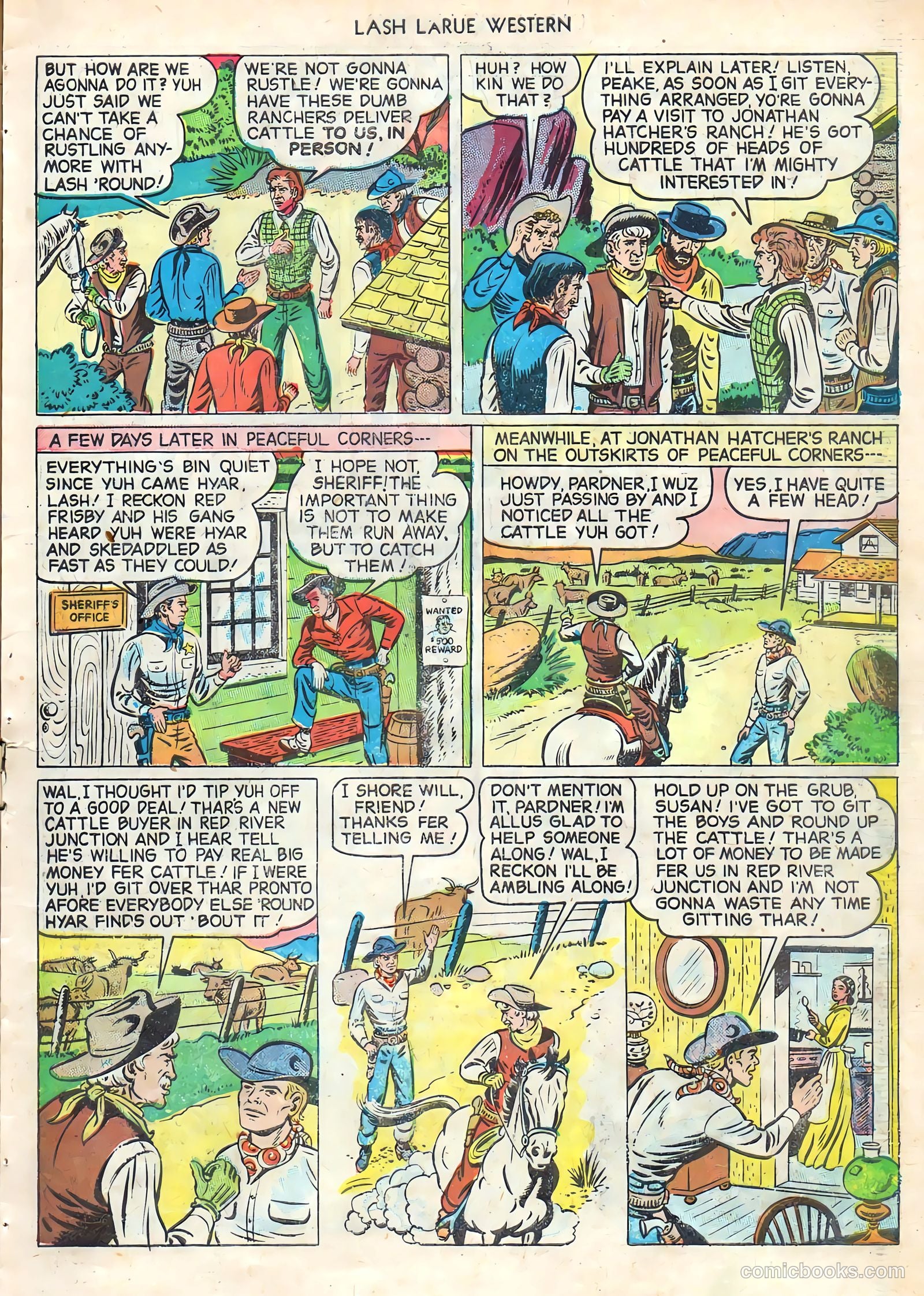 Lash LaRue Western #1 (1949) — page 15 of 36